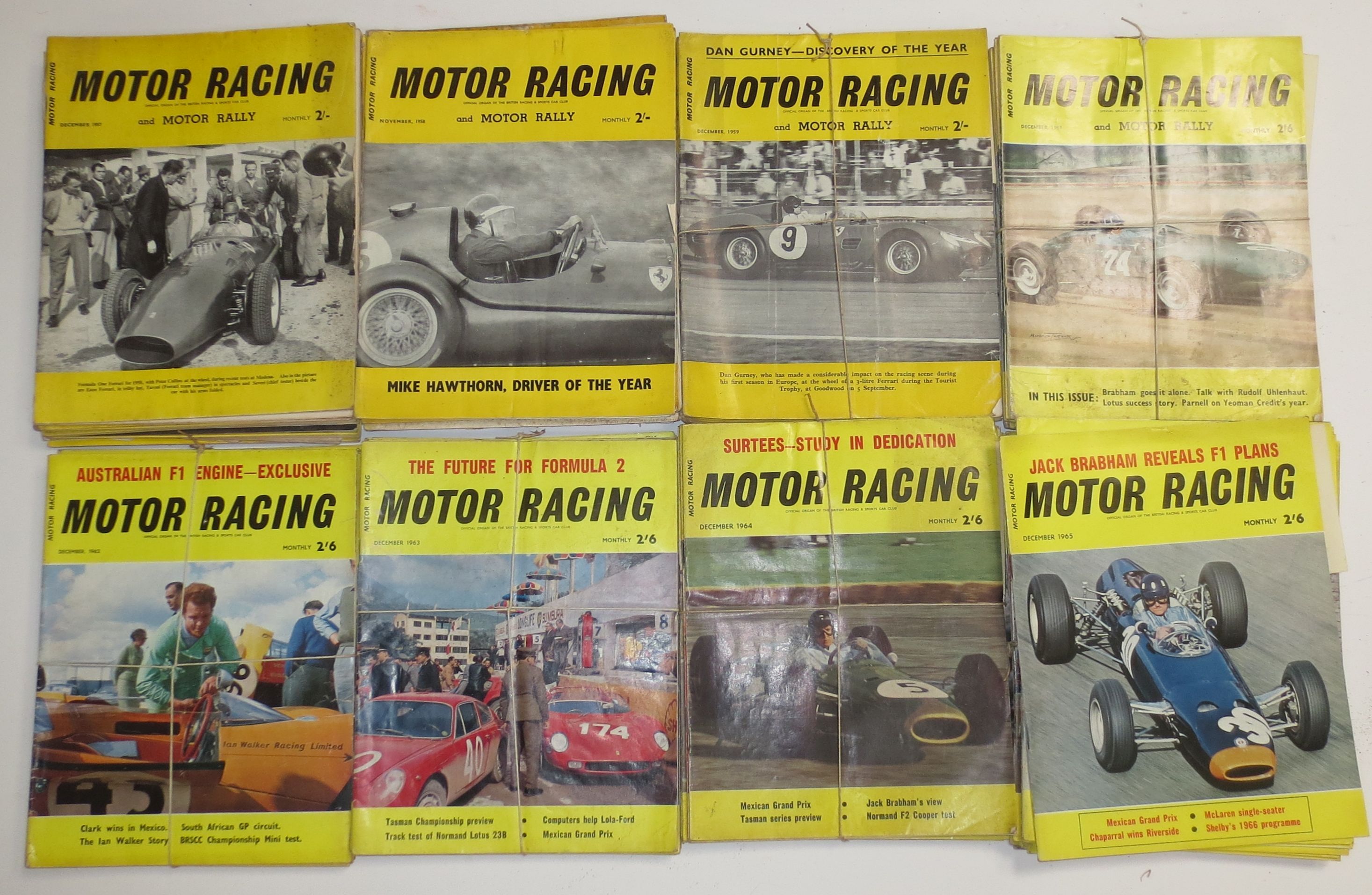 Bonhams Cars : Motor Racing magazine assorted loose issues 1957-1965 ...