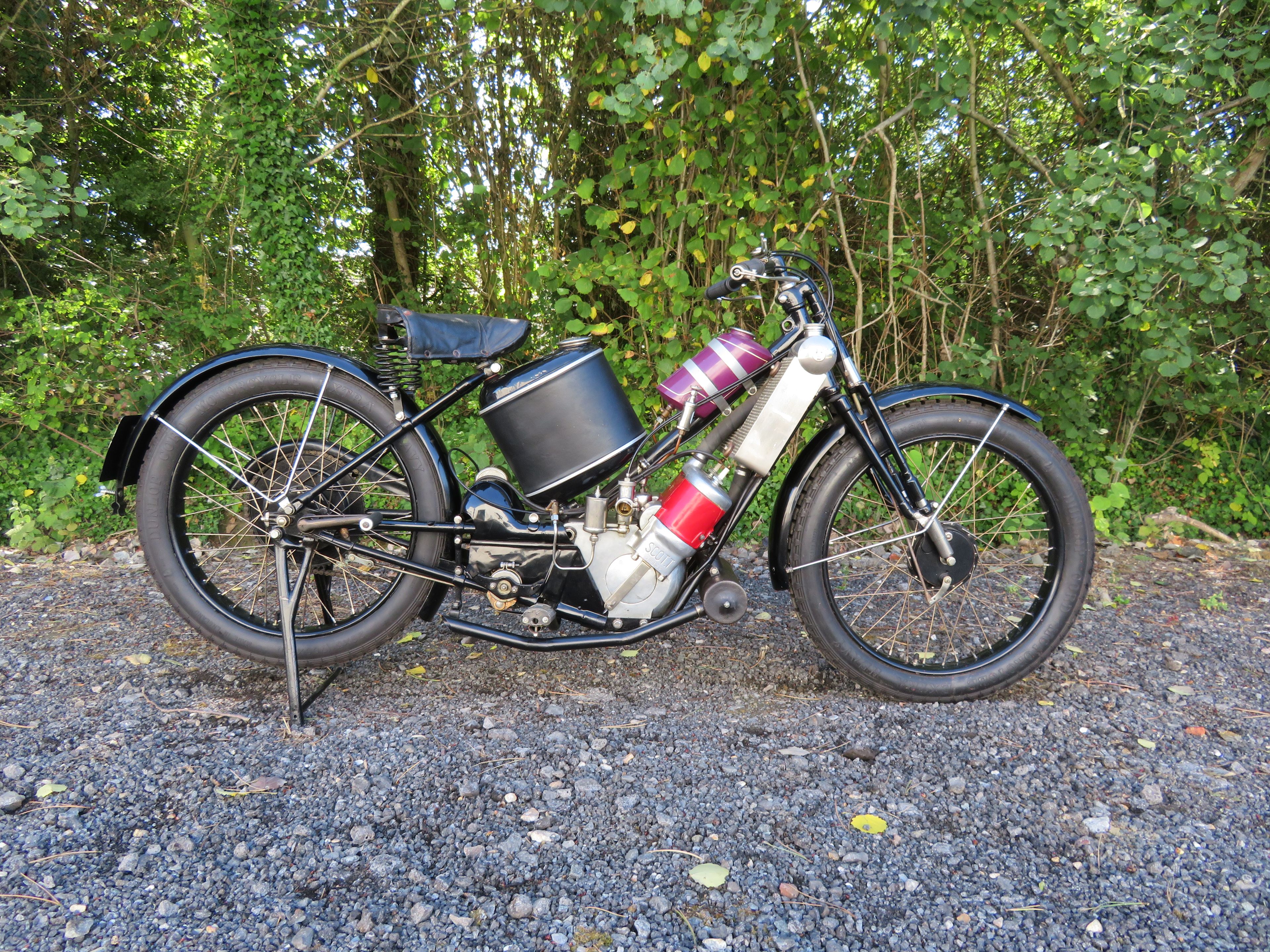 antique bicycle engine uk scotts Bonhams Cars : 1924 Scott Squirrel Frame no. 352 Engine no. S8125