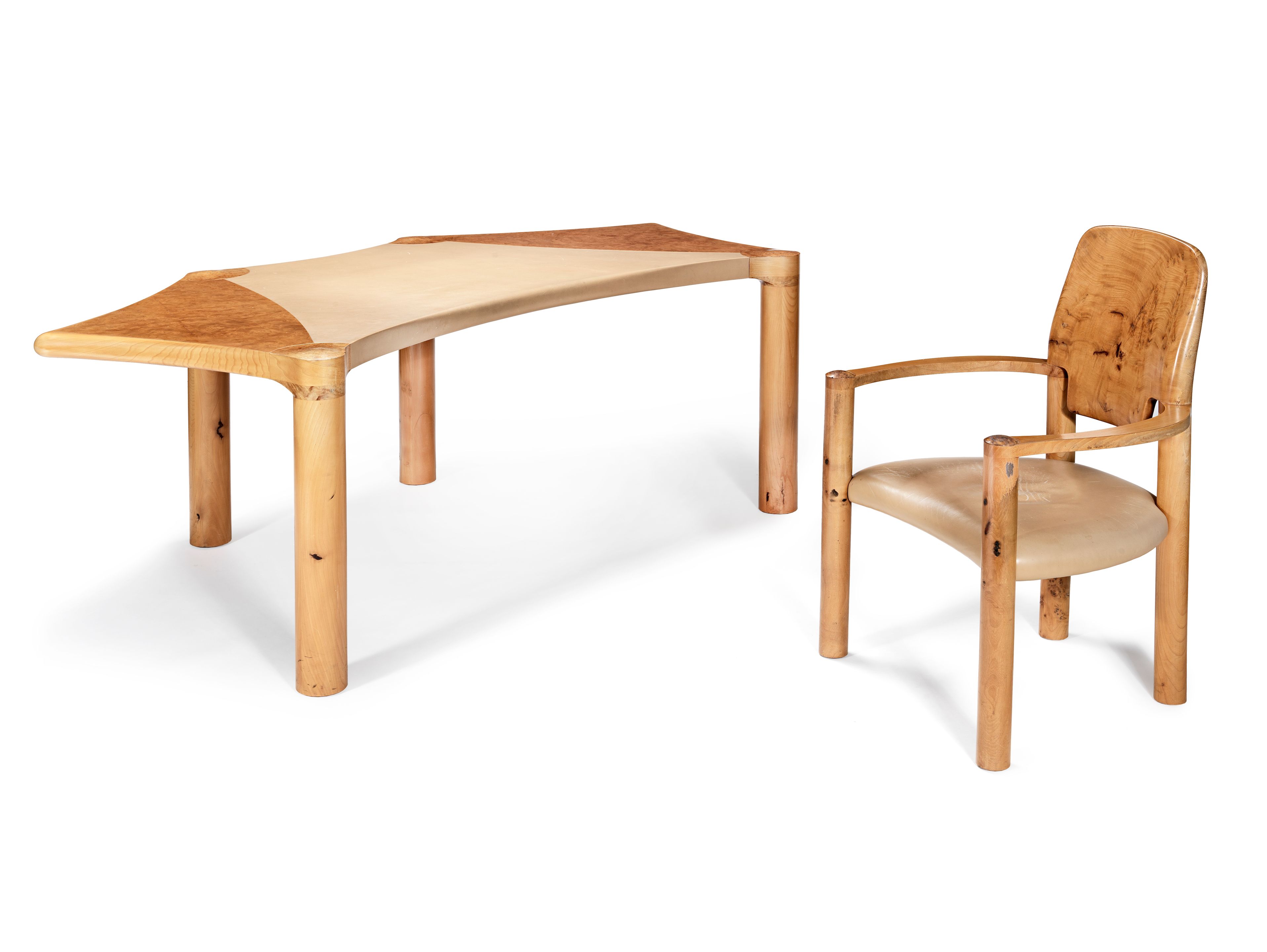 Bonhams John Makepeace (British, born 1939) A desk and chair