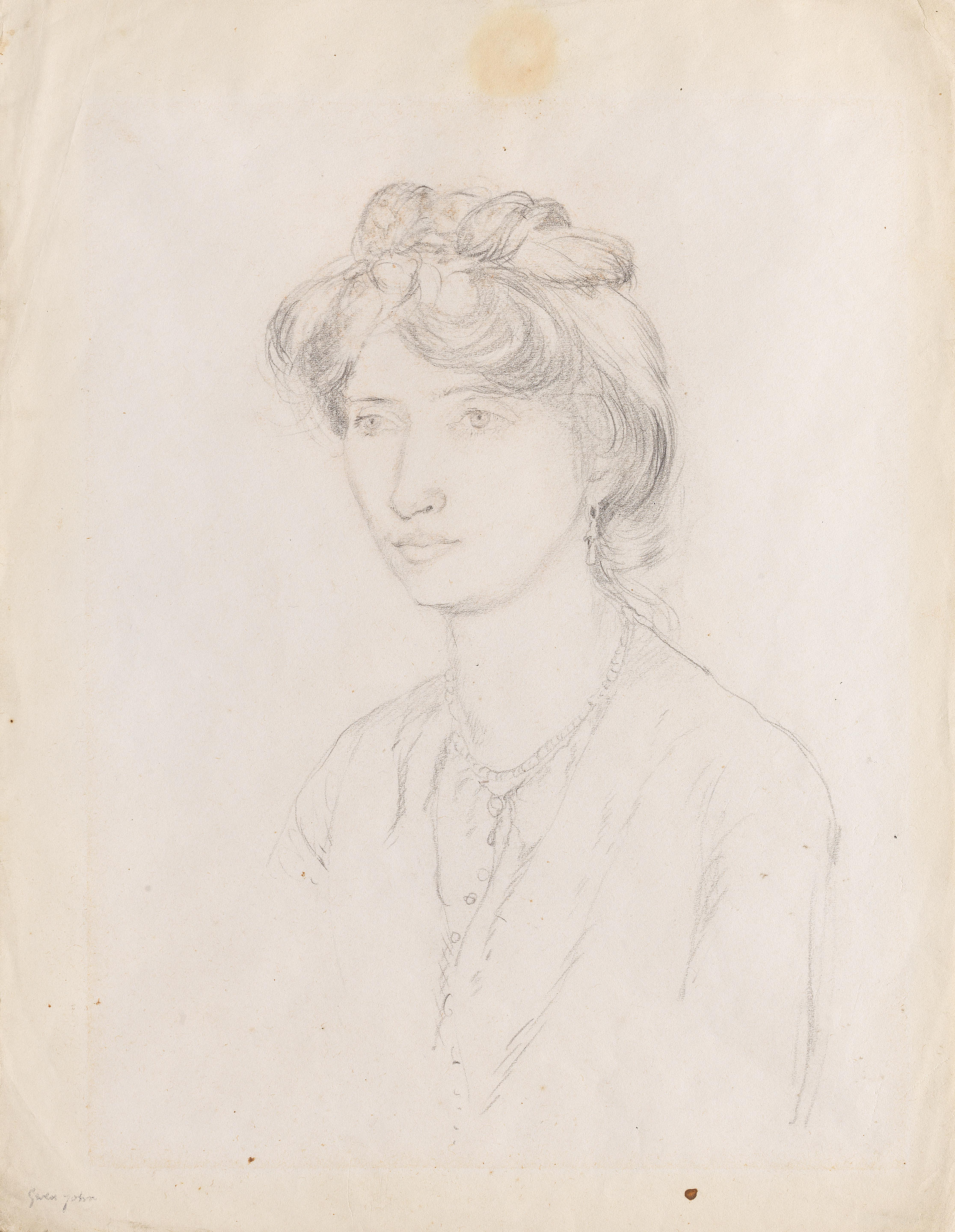 Bonhams : Gwen John (British, 1876-1939) Dorelia at Toulouse 32.4 x 25. ...