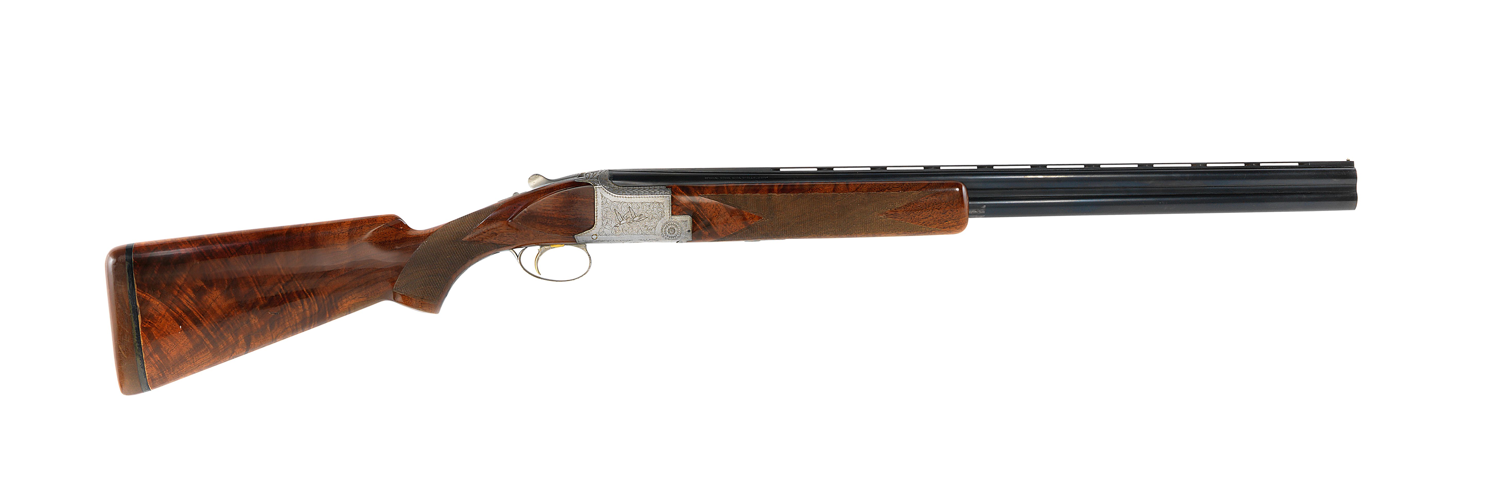 Bonhams : A 12-bore 'Lightning Model' single-trigger over-and-under ...