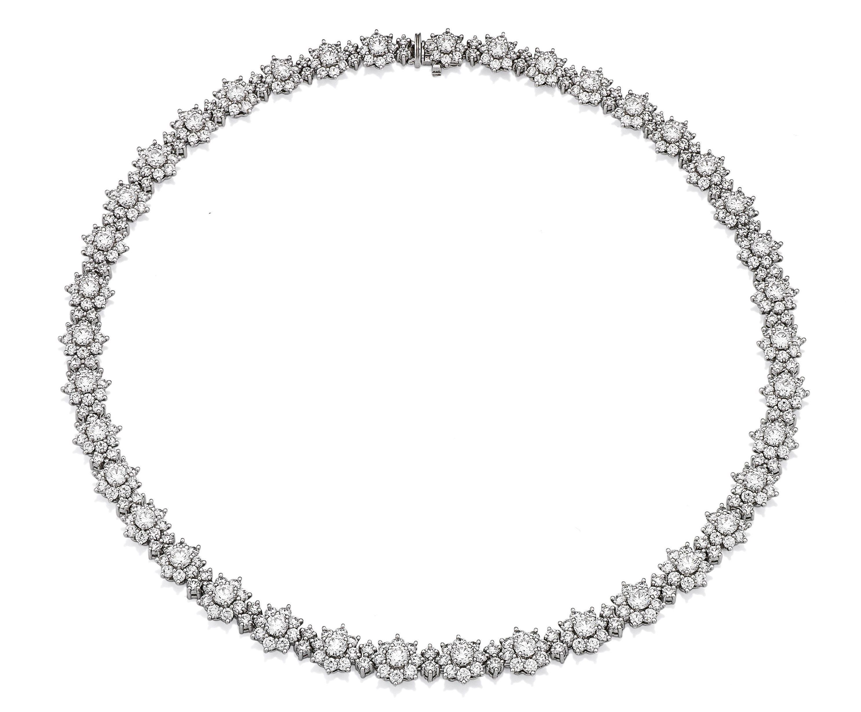 Bonhams A diamond 'Sunflower' necklace, by Harry Winston