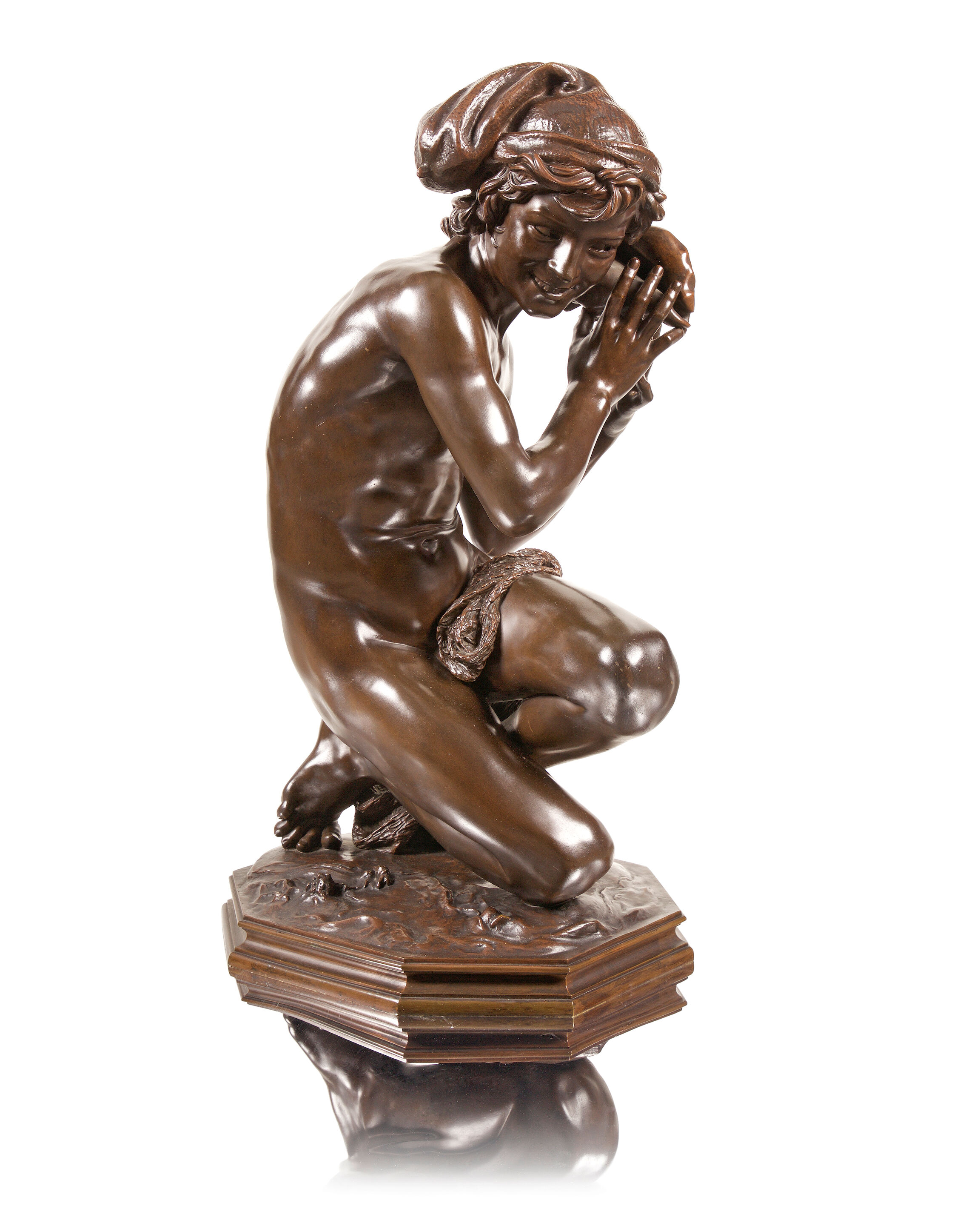 Bonhams : Jean Baptiste Carpeaux (French 1827 -1875) A bronze figure of ...