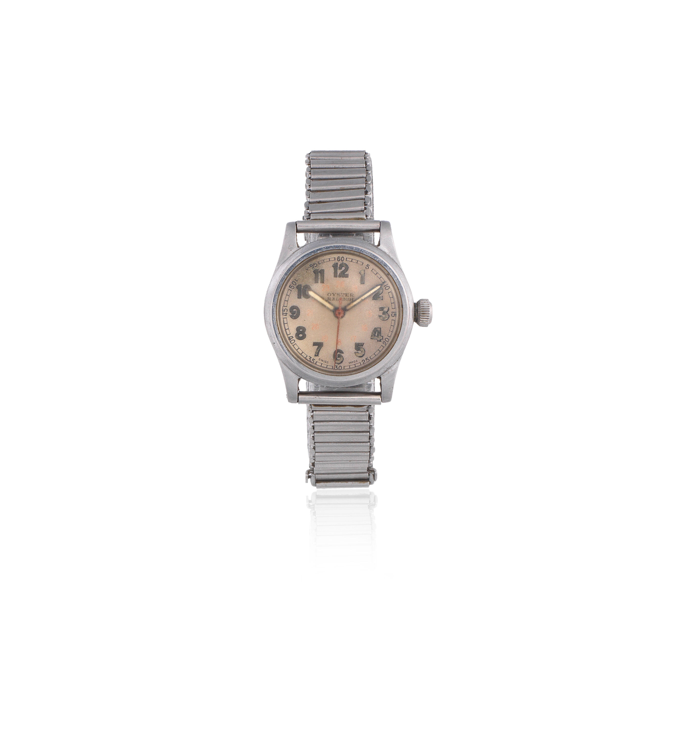 OYSTER WATCH CO. Raleigh 3478 vintage Silver Dial Hand Winding Boy\'s_891761 Early Rolex Oyster Raleigh ref 3478 Handwinding Steel Sector  main image 3