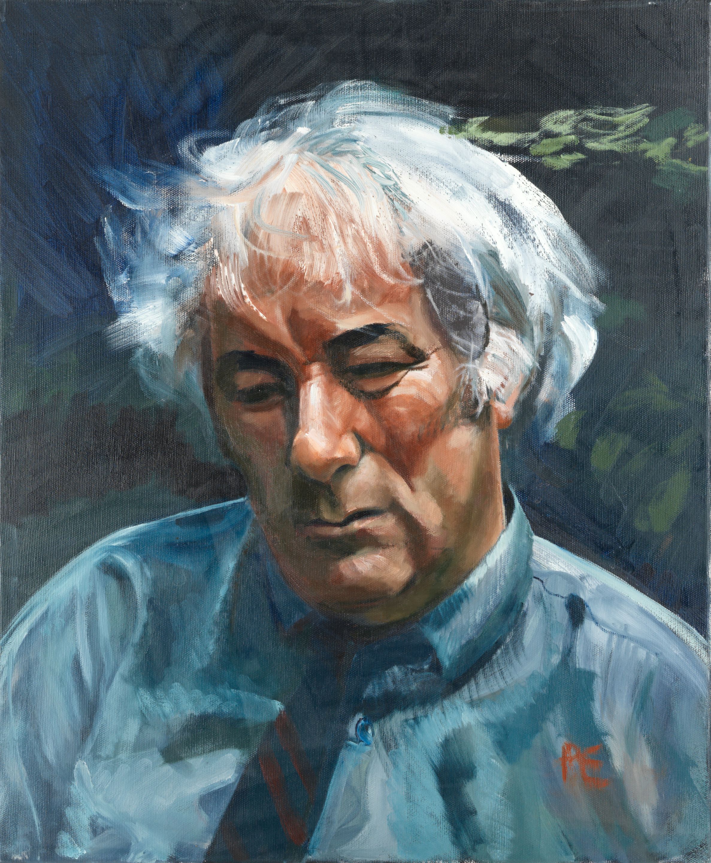 Bonhams : Peter Edwards (British, born 1955) Seamus Heaney (unframed)