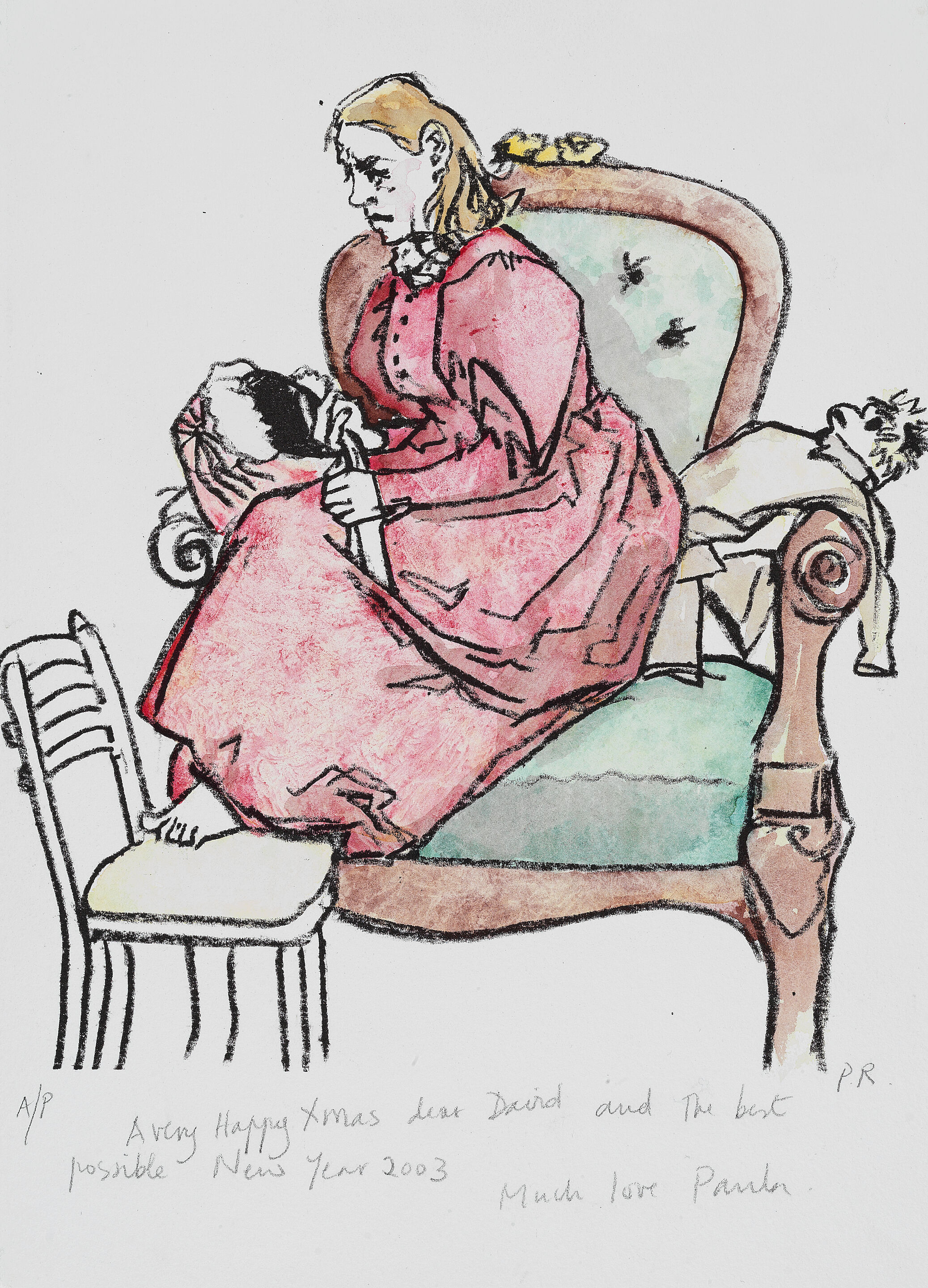 Bonhams : Dame Paula Rego R.A. (British, born 1935) Untitled (Woman in ...