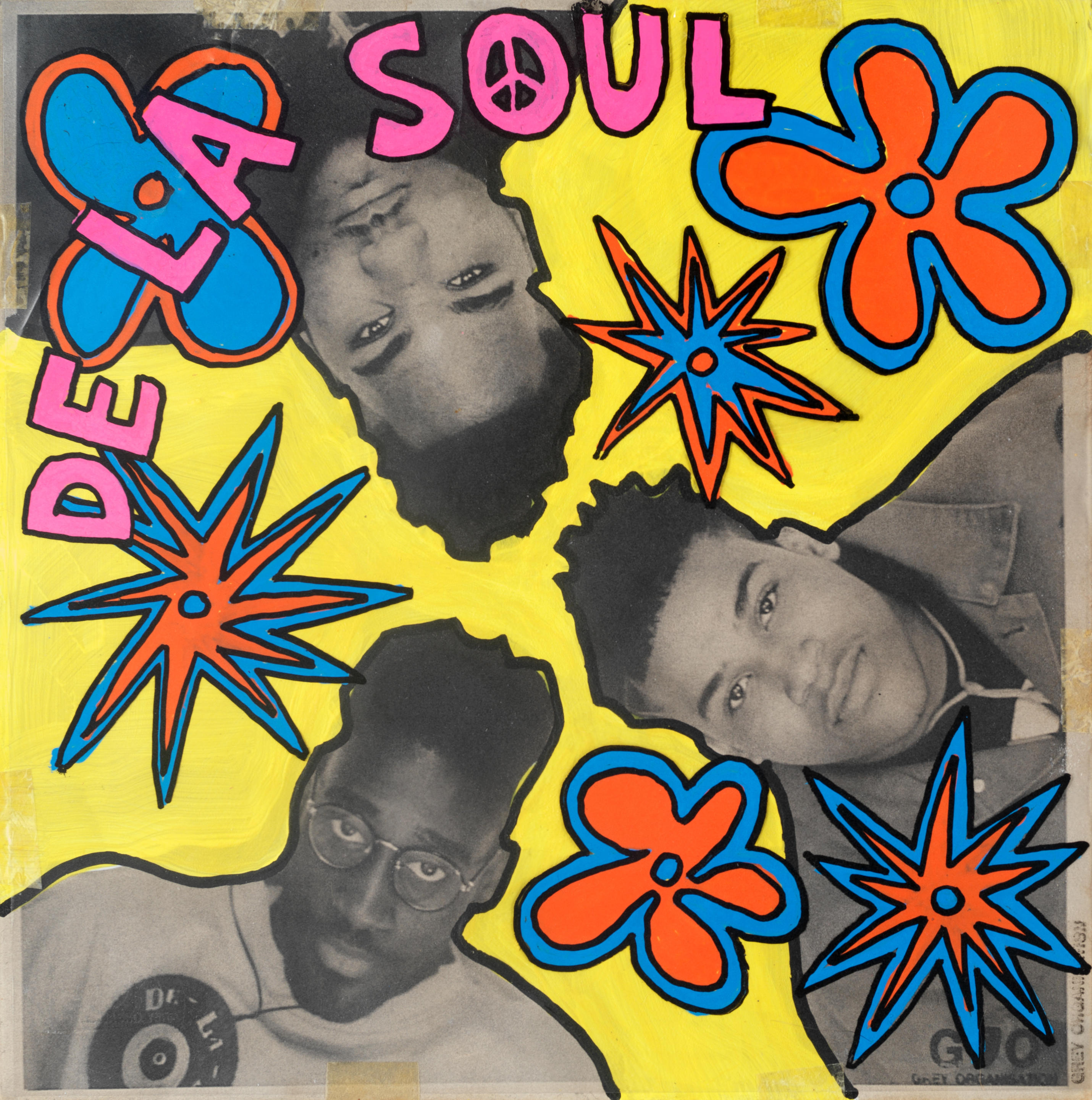 Bonhams : GREY ORGANISATION/TOBY MOTT Cover art for the De La Soul debut  album '3 Feet And Rising', 1988