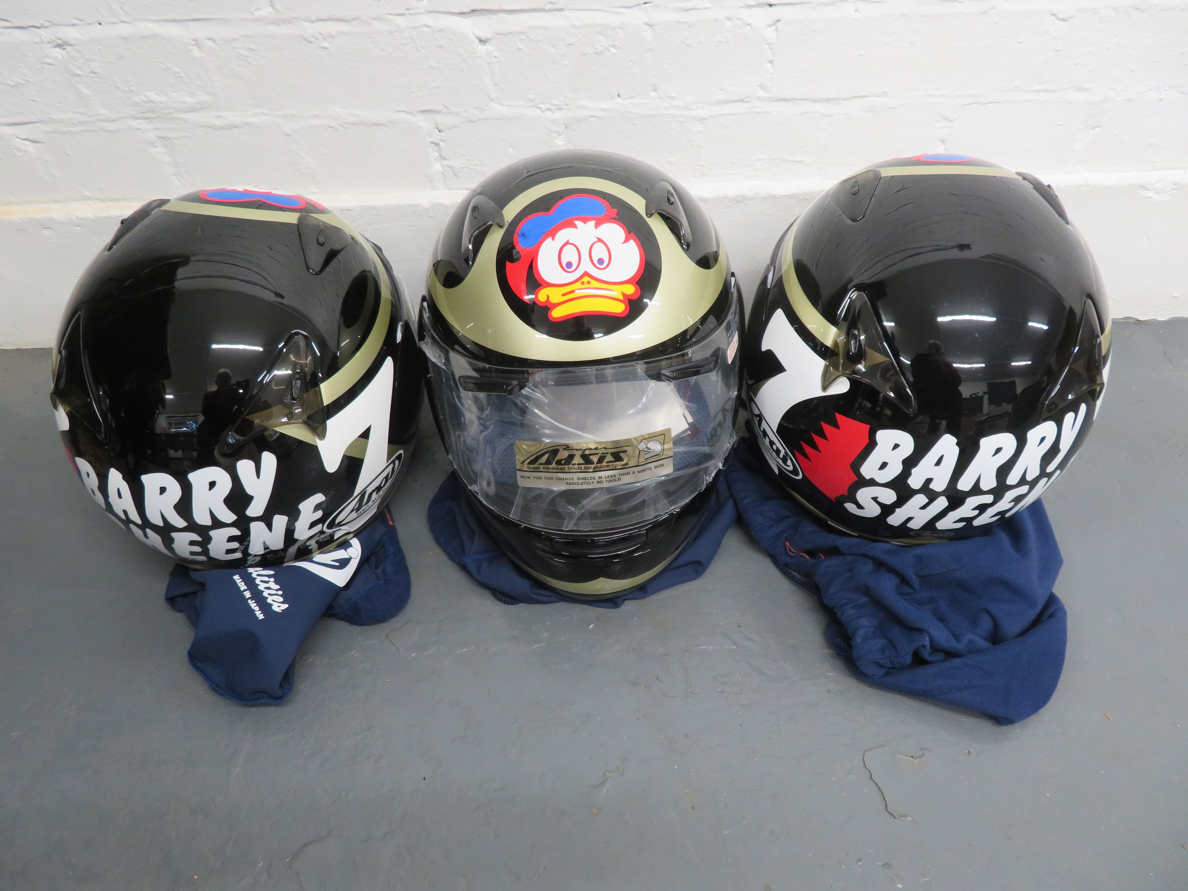 Motorcycle Helmets Agv Barry Sheene Replica Helmet Bonhams