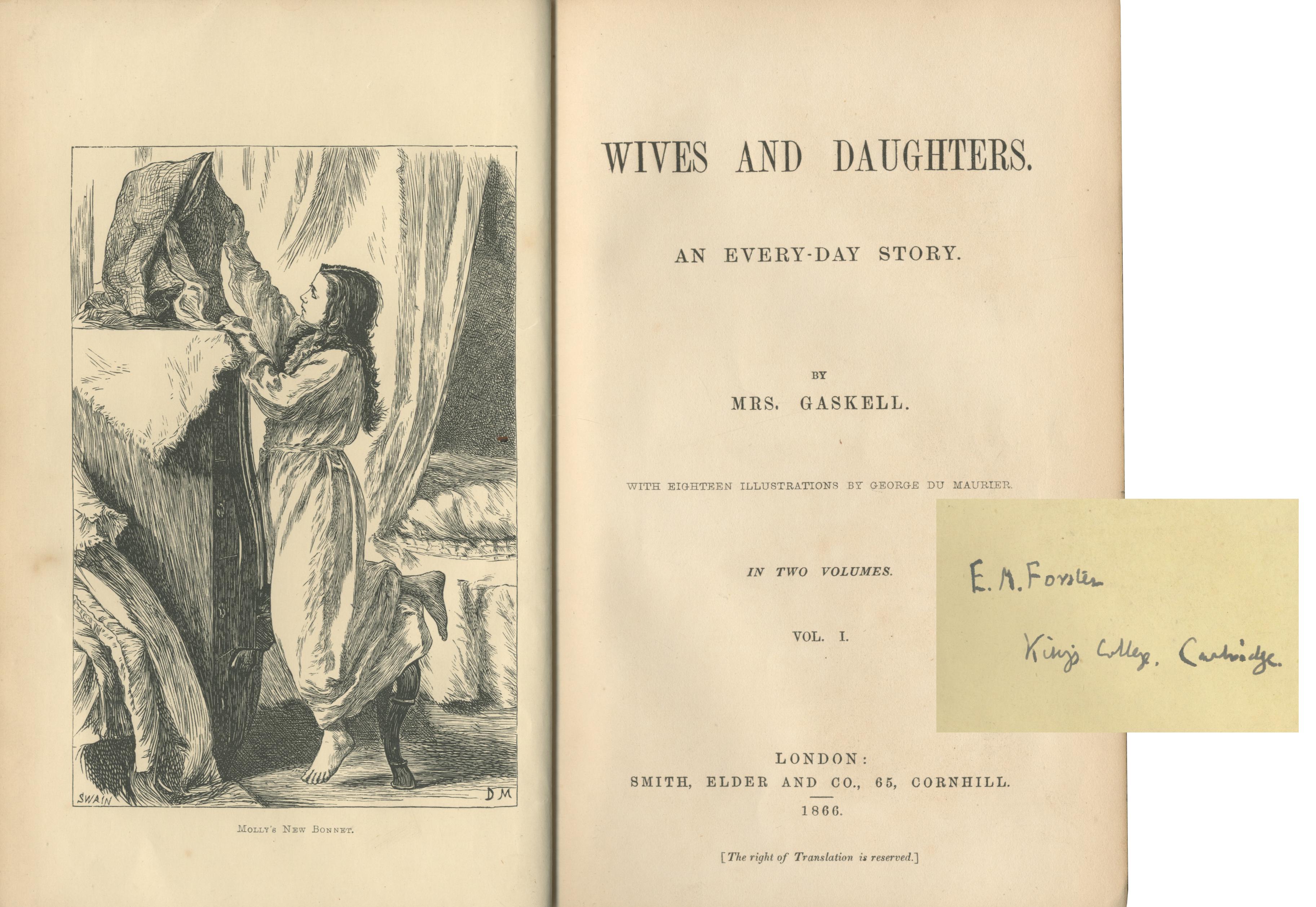 Bonhams FORSTER E.M. GASKELL ELIZABETH Wives and Daughters