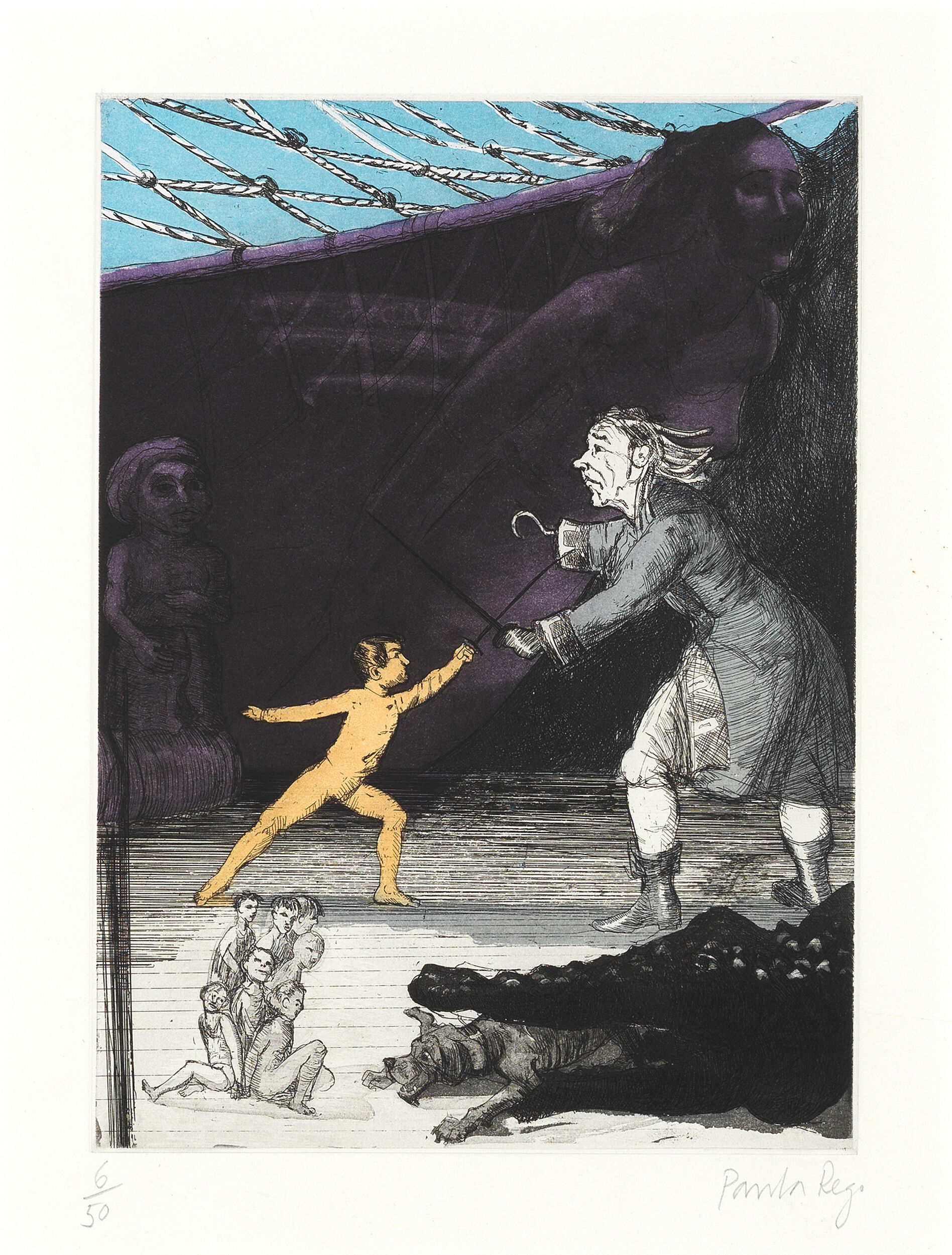 Bonhams : Dame Paula Rego R.A. (British, born 1935) Captain Hook and ...
