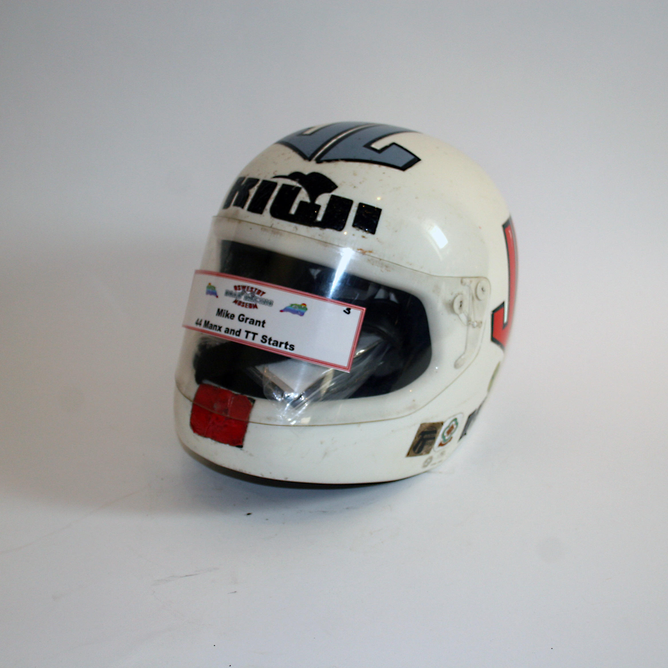 Bonhams Cars : Mick Grant A full-face helmet by Kiwi, Swiss Made 