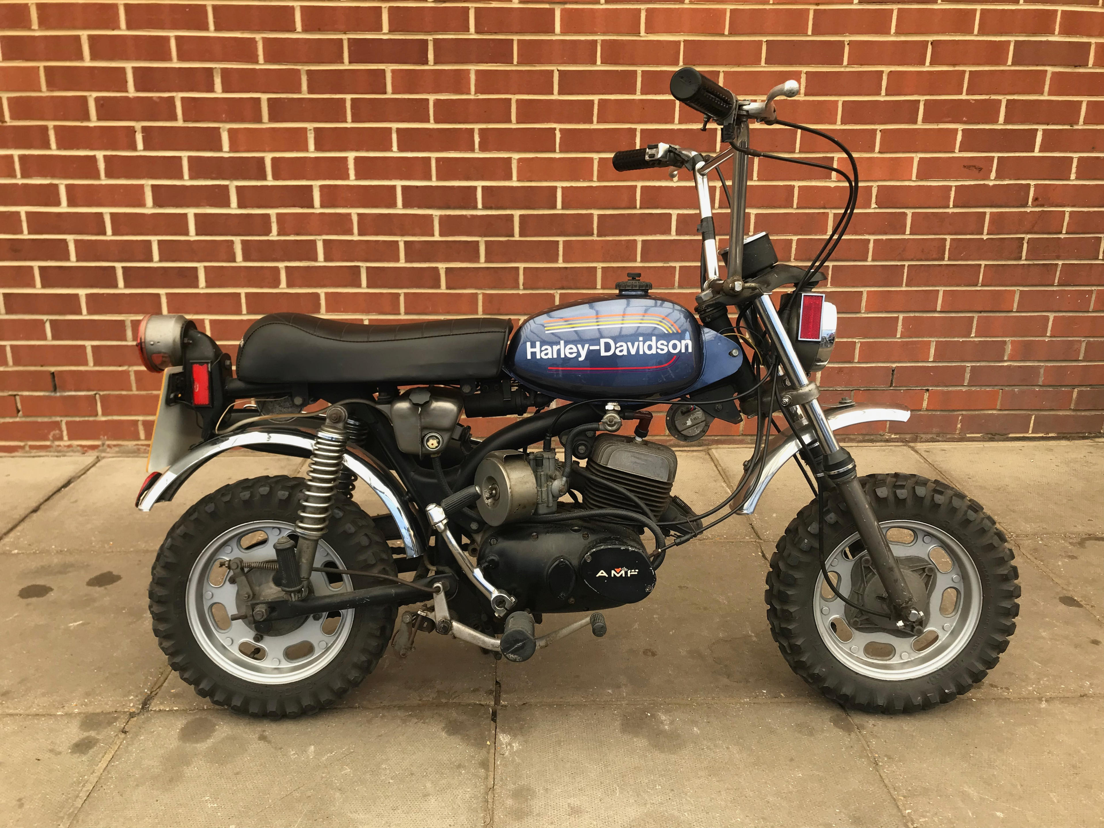 Amf harley davidson mini deals bike for sale