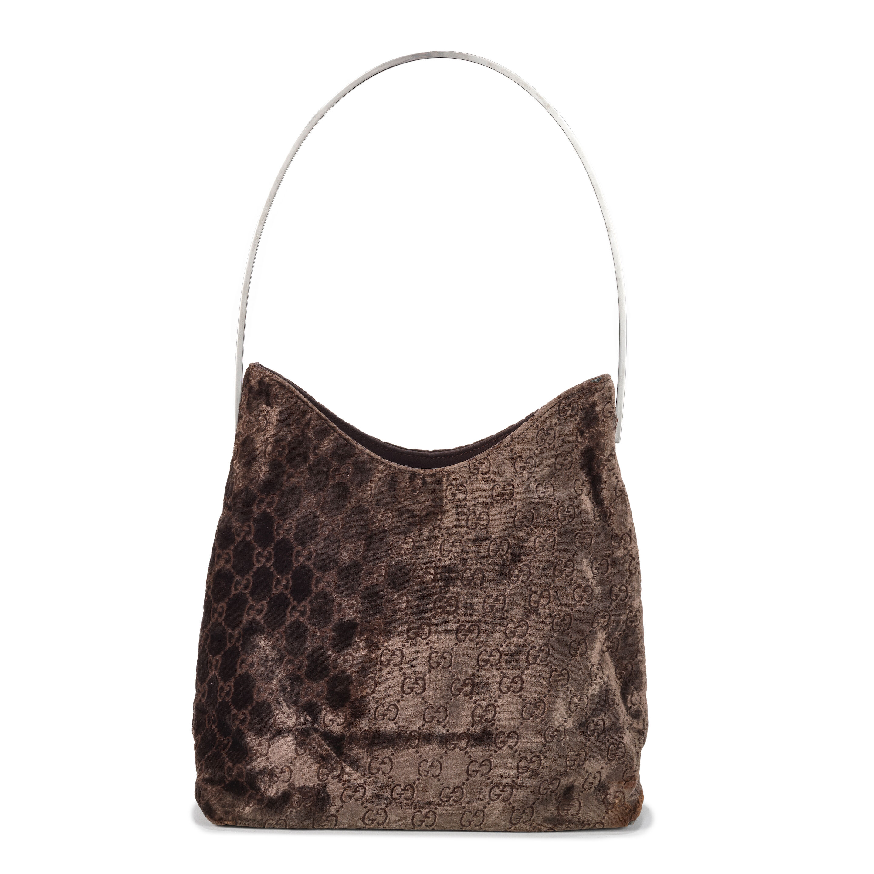 Bonhams : Tom Ford for Gucci: a Khaki Velvet Guccissima Metal 