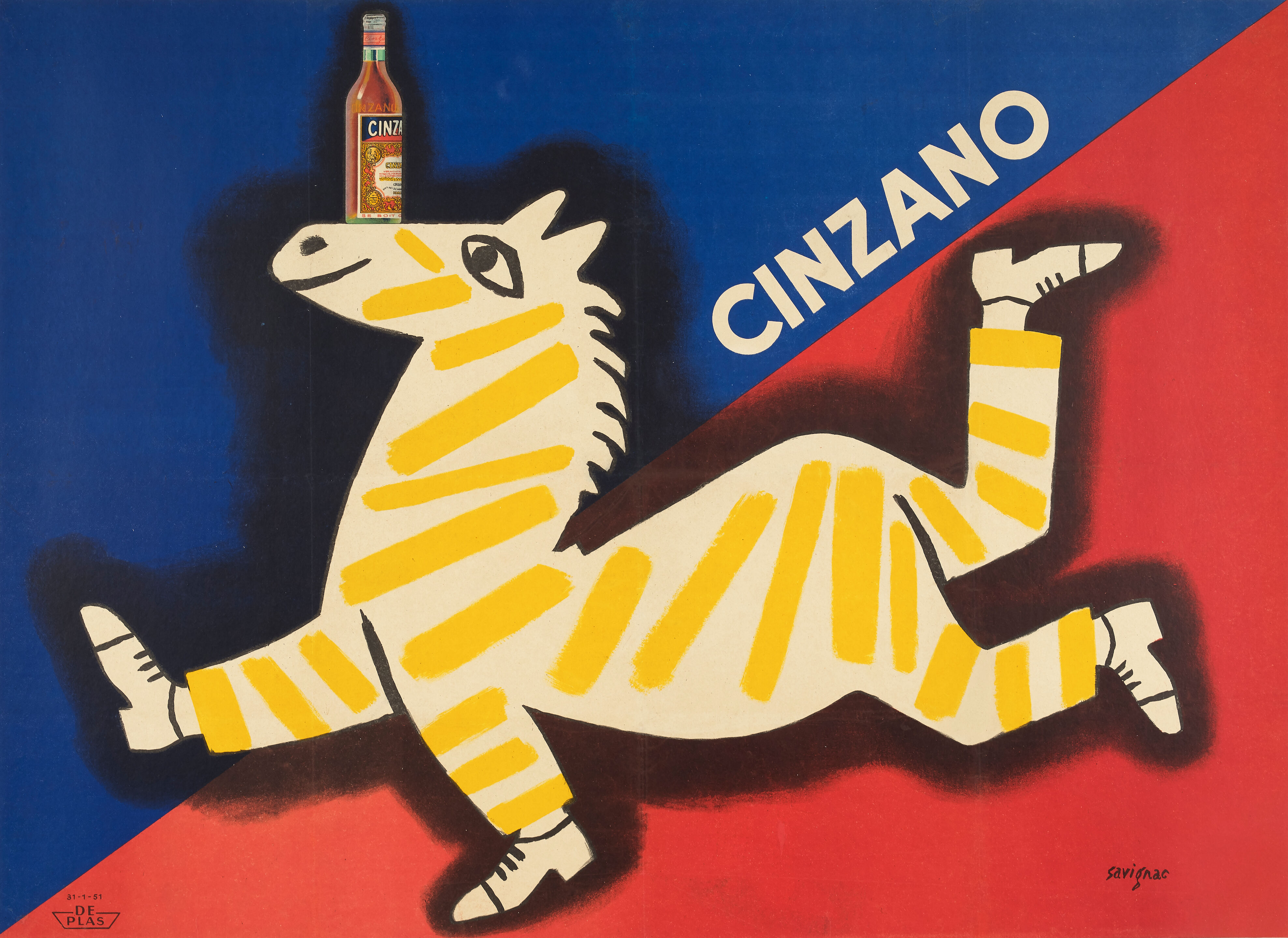 Bonhams : RAYMOND SAVIGNAC (1907-2002) CINZANO