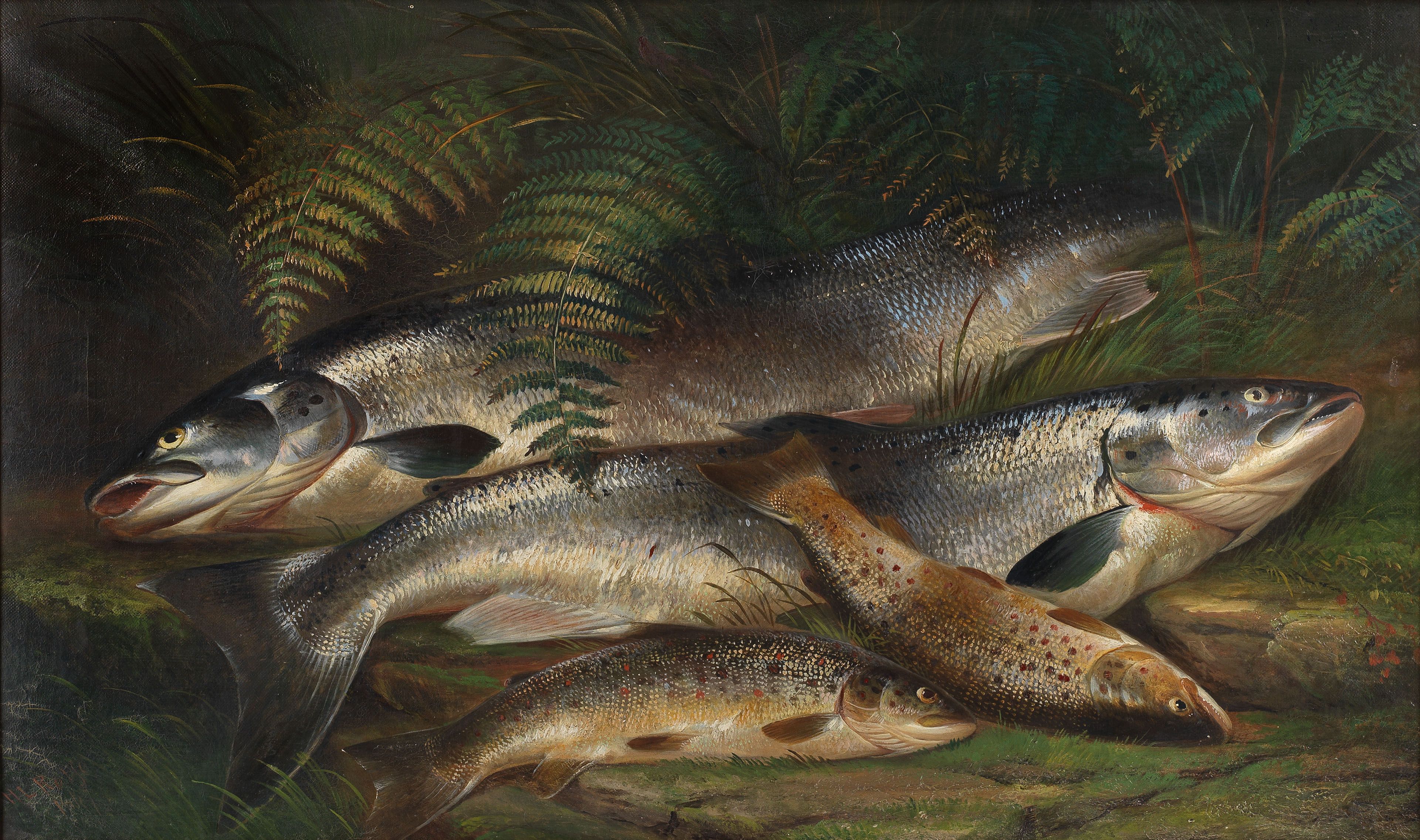 Bonhams : Henry Leonidas Rolfe (British, active 1847-1881) The day's catch