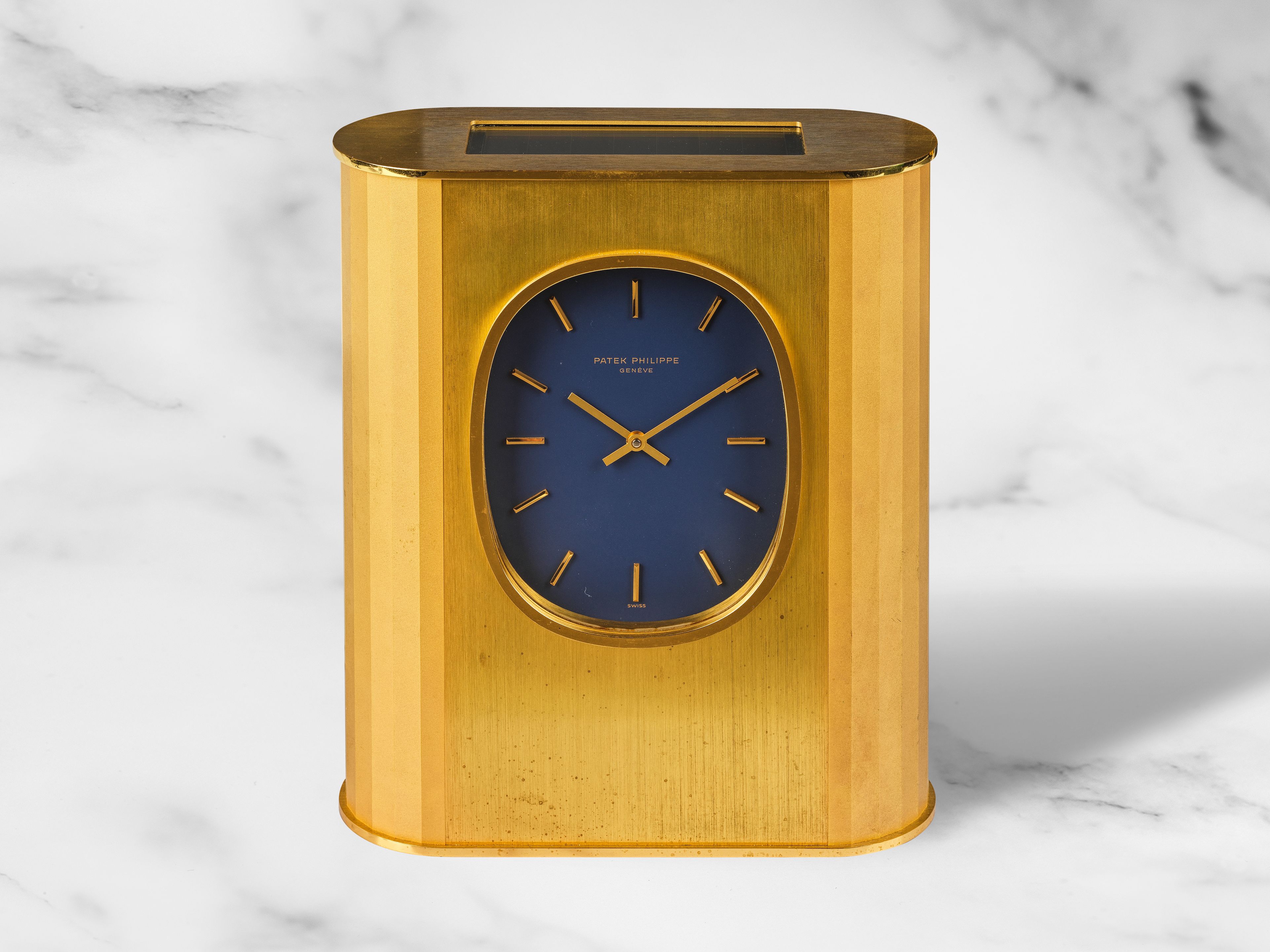 Bonhams Cornette de Saint Cyr : Patek Phillipe. Pendule de bureau 