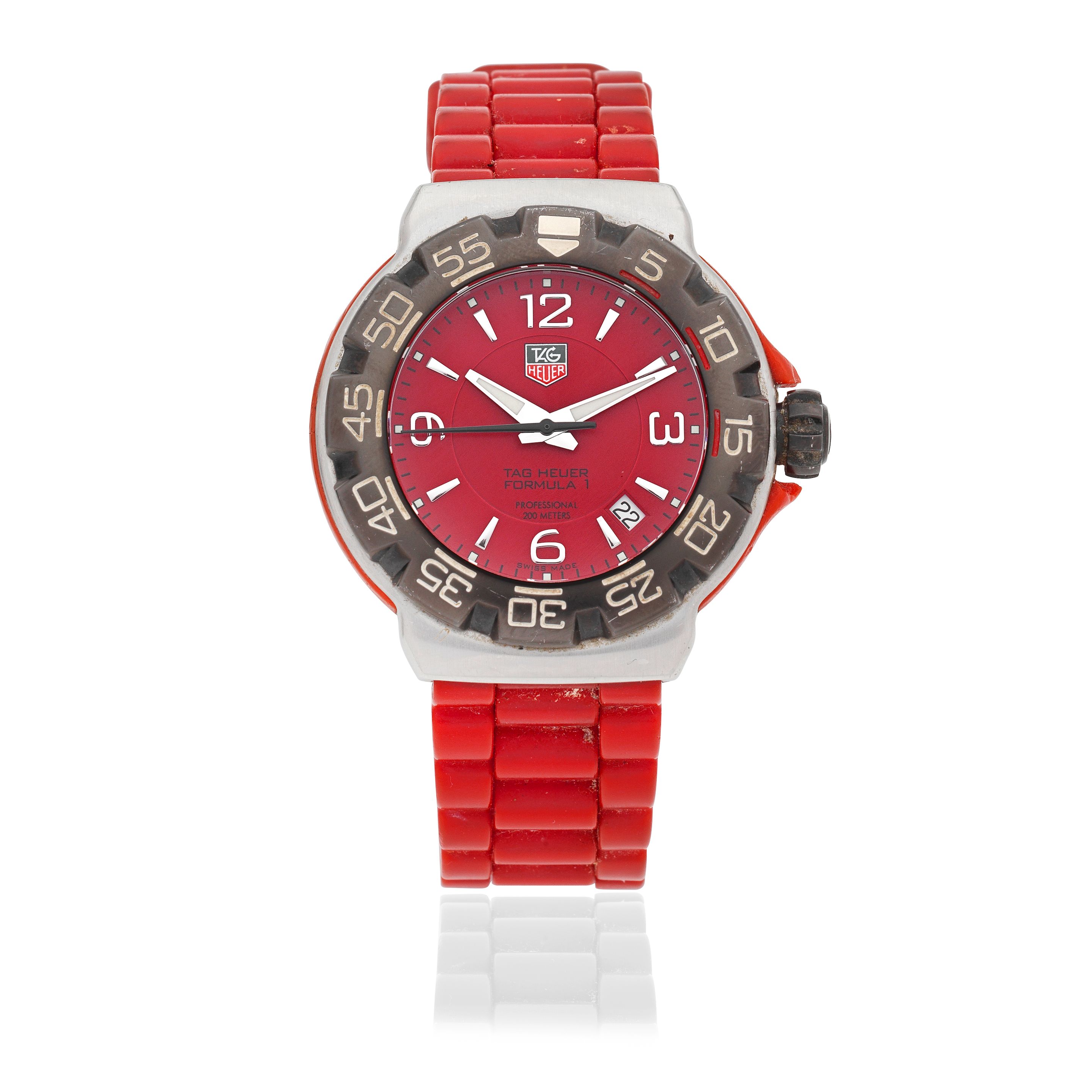 Bonhams TAG A stainless steel quartz calendar wristwatch