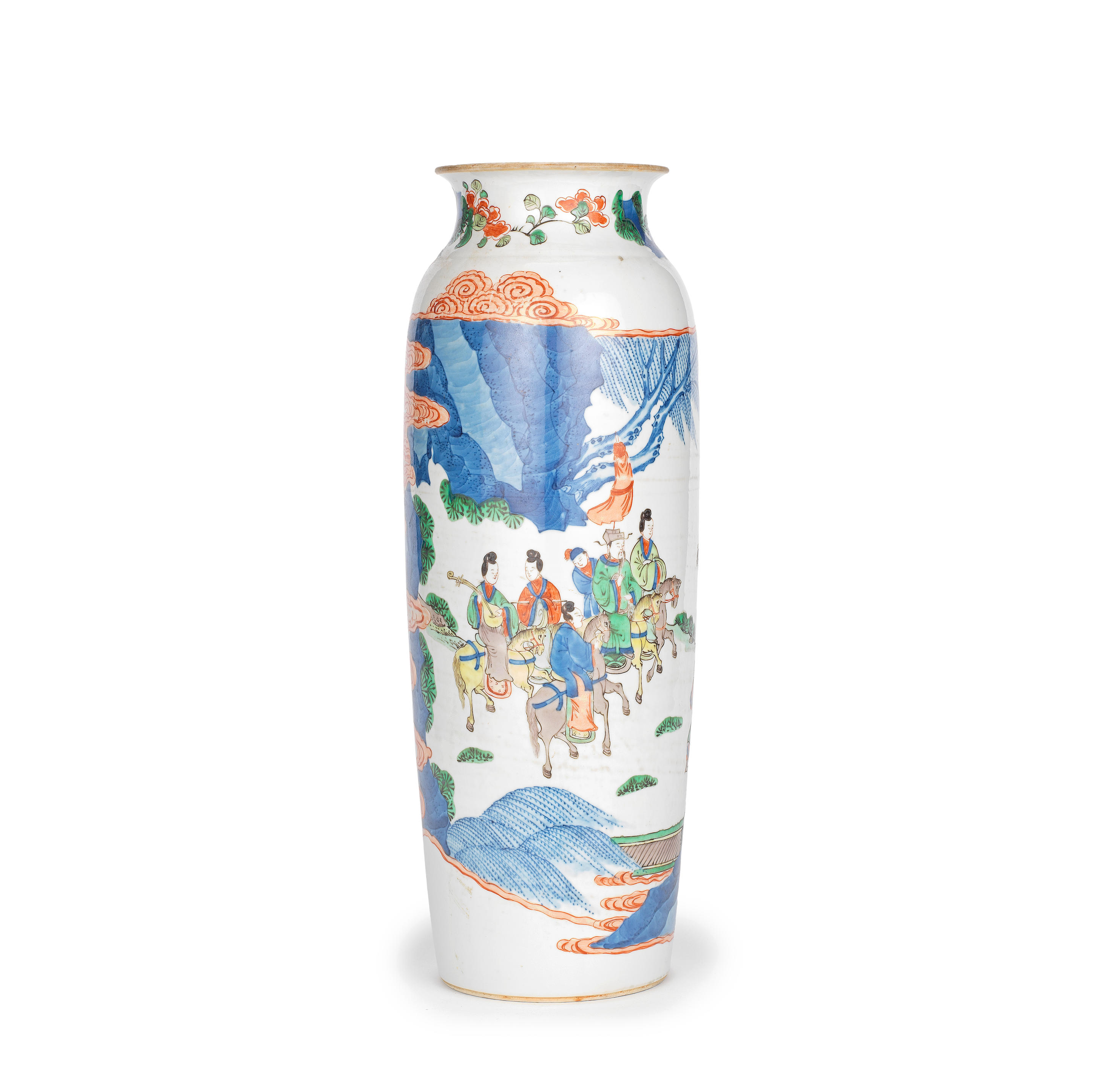 A 19th Century Chinese Porcelain Wu Cai Vase