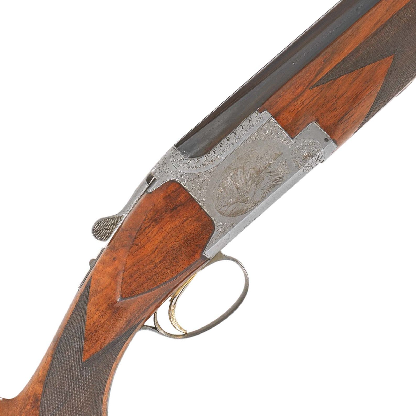 Bonhams : A C. Perfido-engraved 12-bore 'B25 B2G' single-trigger over ...