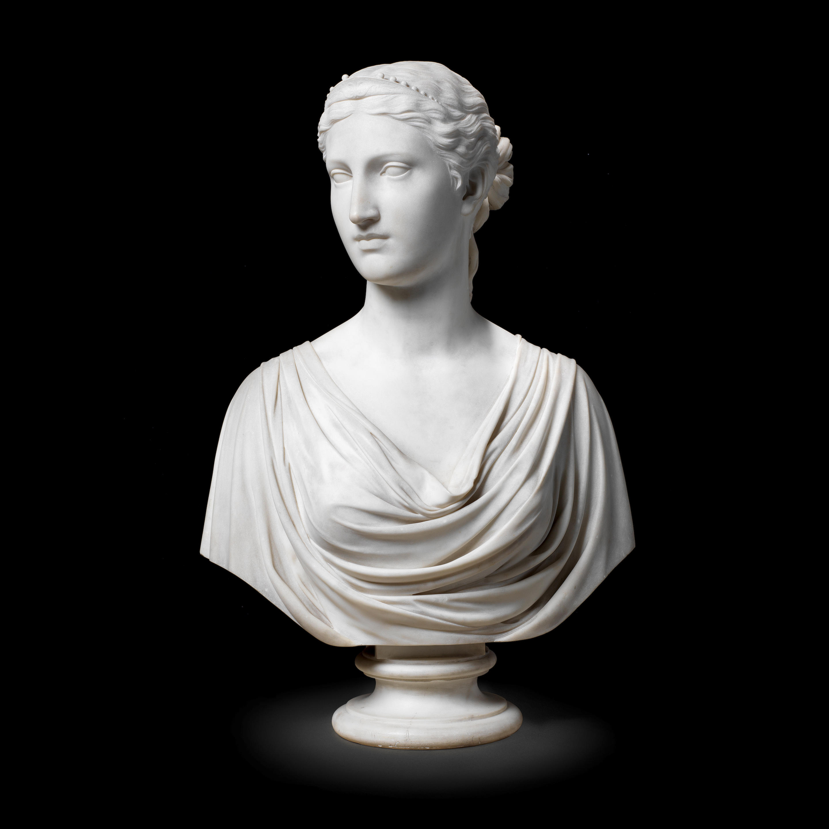 Marble Woman Bust 