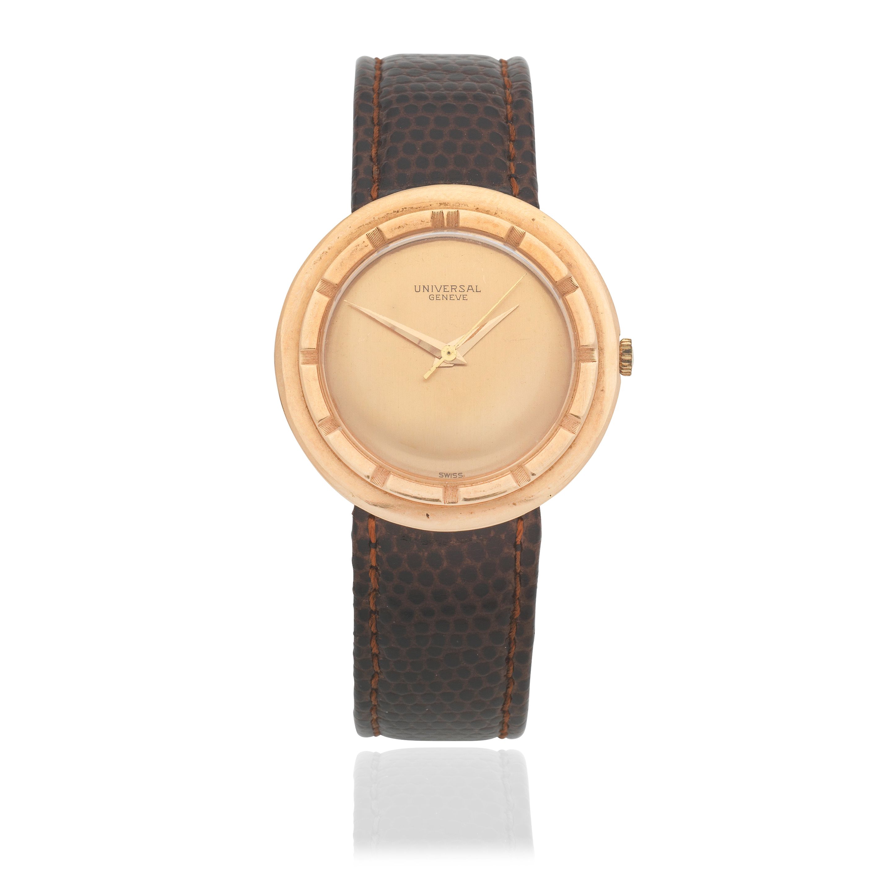 Montre Vintage Universal Genève Référence 155594 1T En Or 18k - Mécanique à Remontage Manuel, Années 1950, Pour Femme