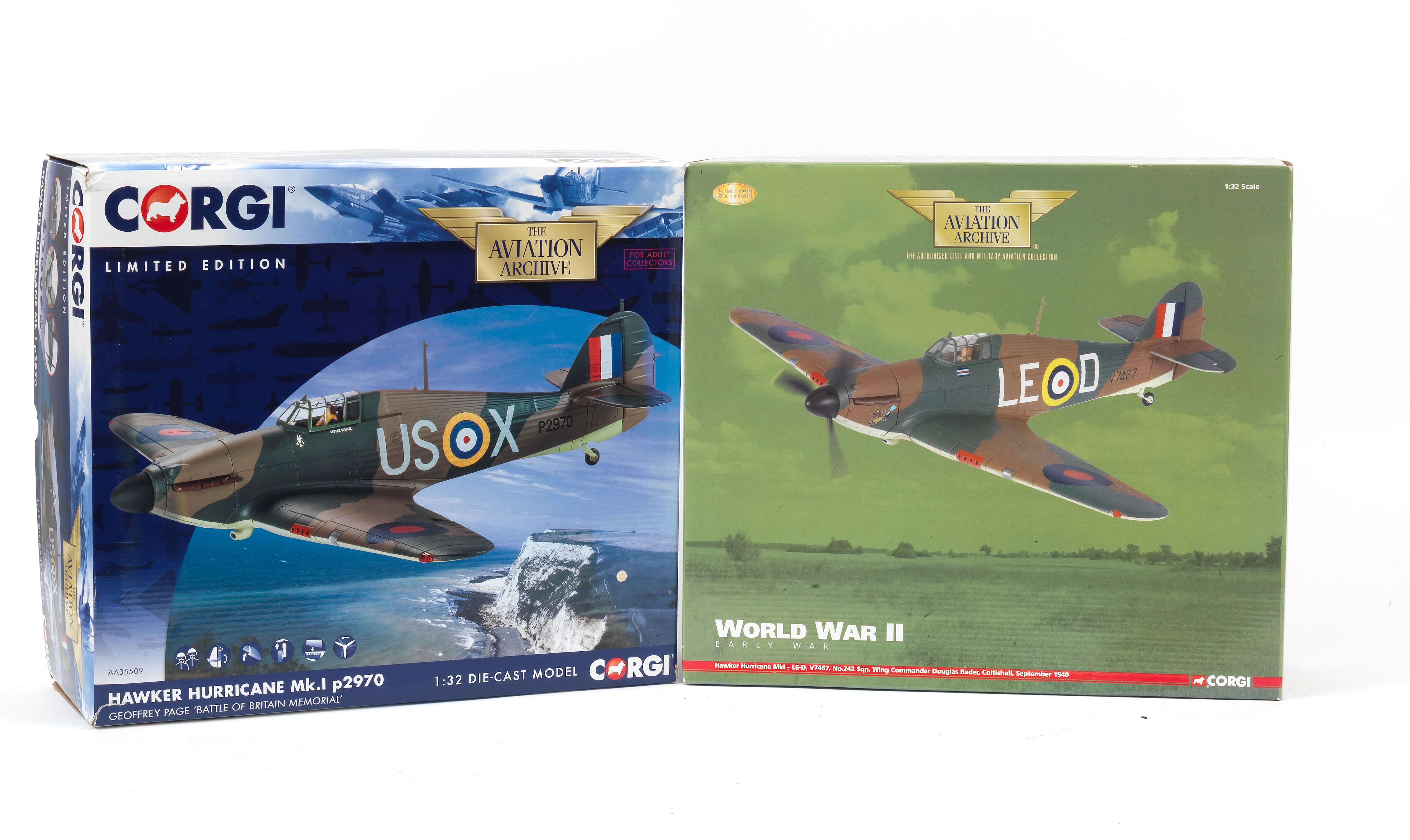 Avion Militaire Corgi Hawker Hurricane - Échelle 1:72 - Série 60e D-Day