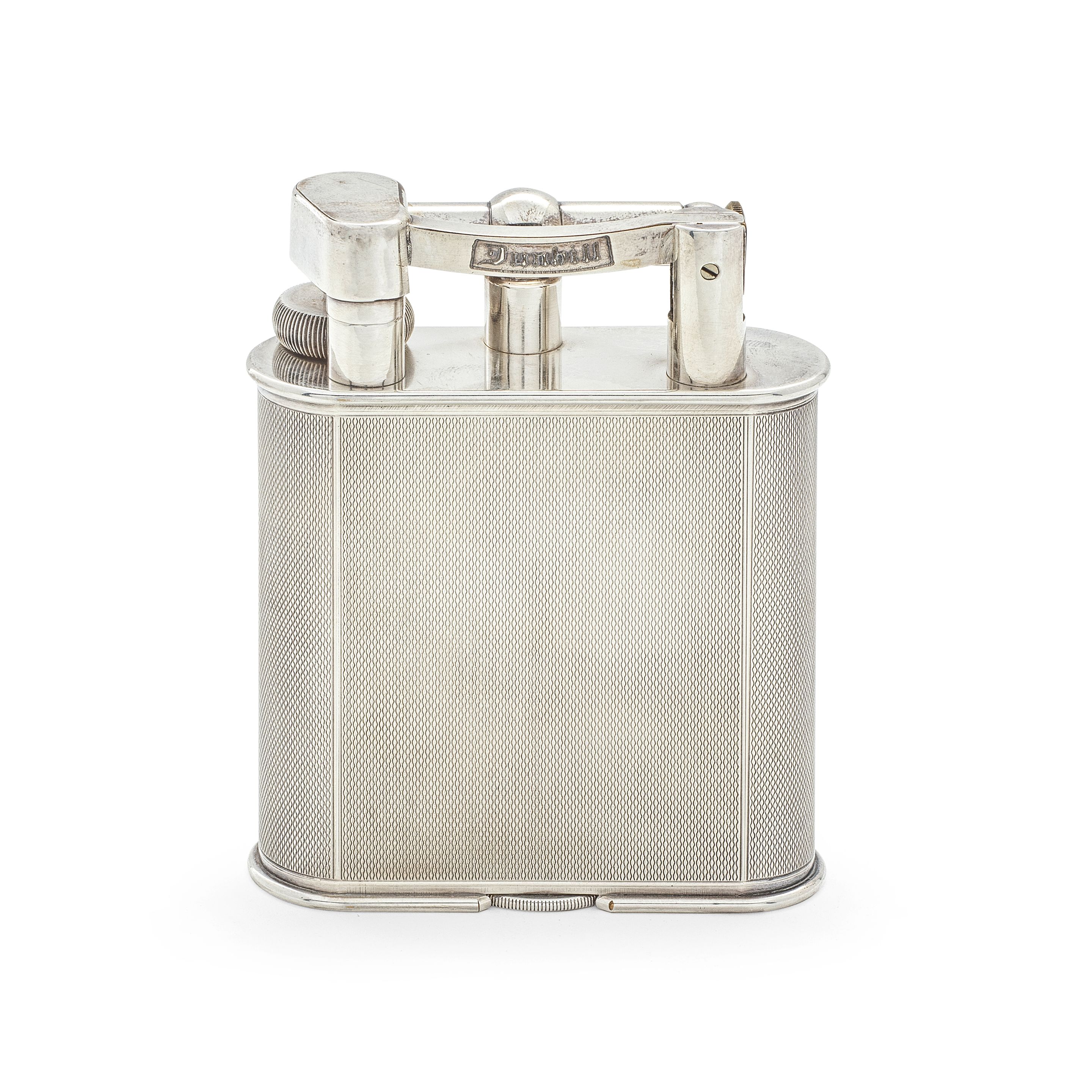 Bonhams : DUNHILL a giant table lighter base incuse stamped 