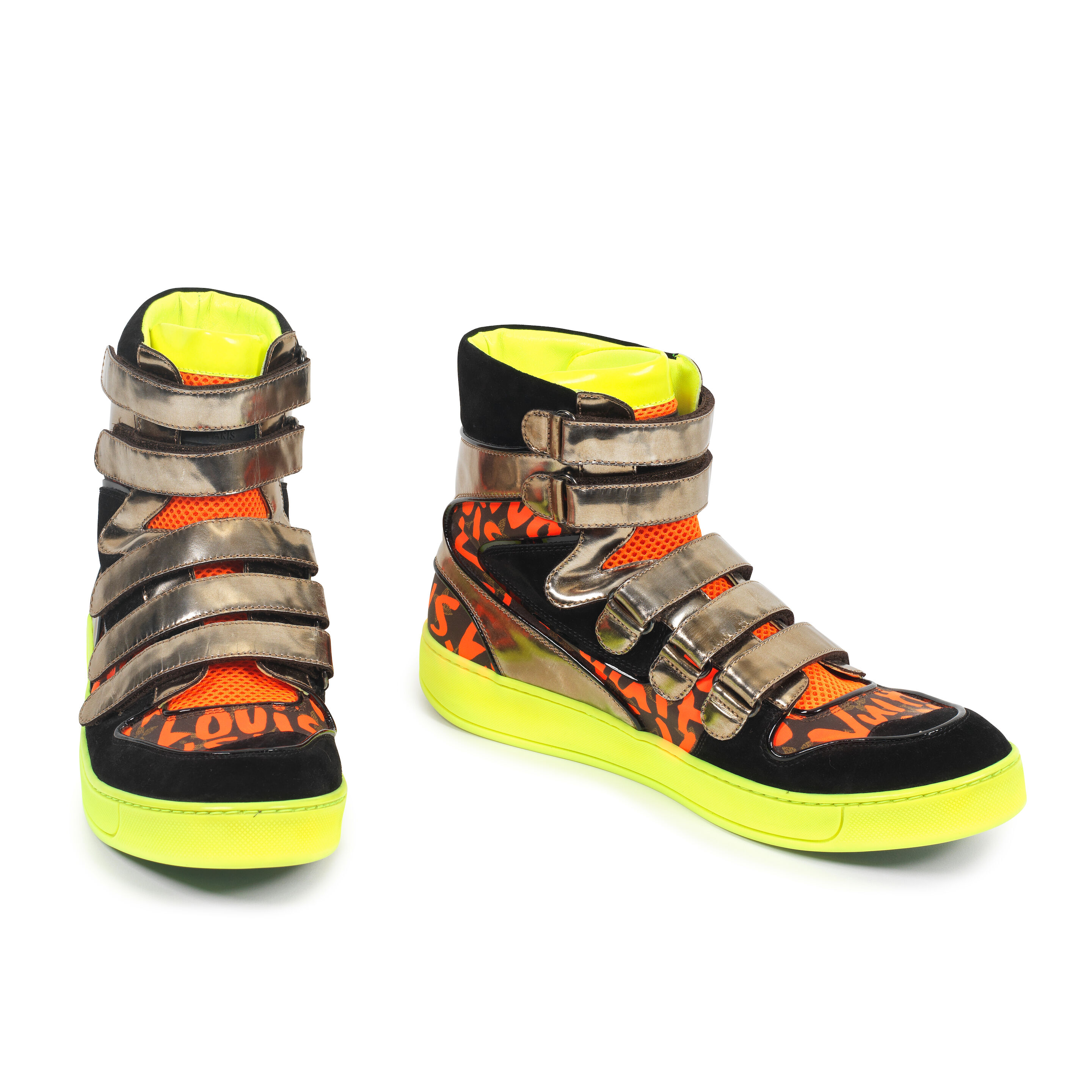 Louis Vuitton Stephen Sprouse GRAFFITI SNEAKERS High top Size 10 US Spellout Louis Vuitton × Stephen Sprouse 2009 Louis Vuitton x Stephen  main image 4