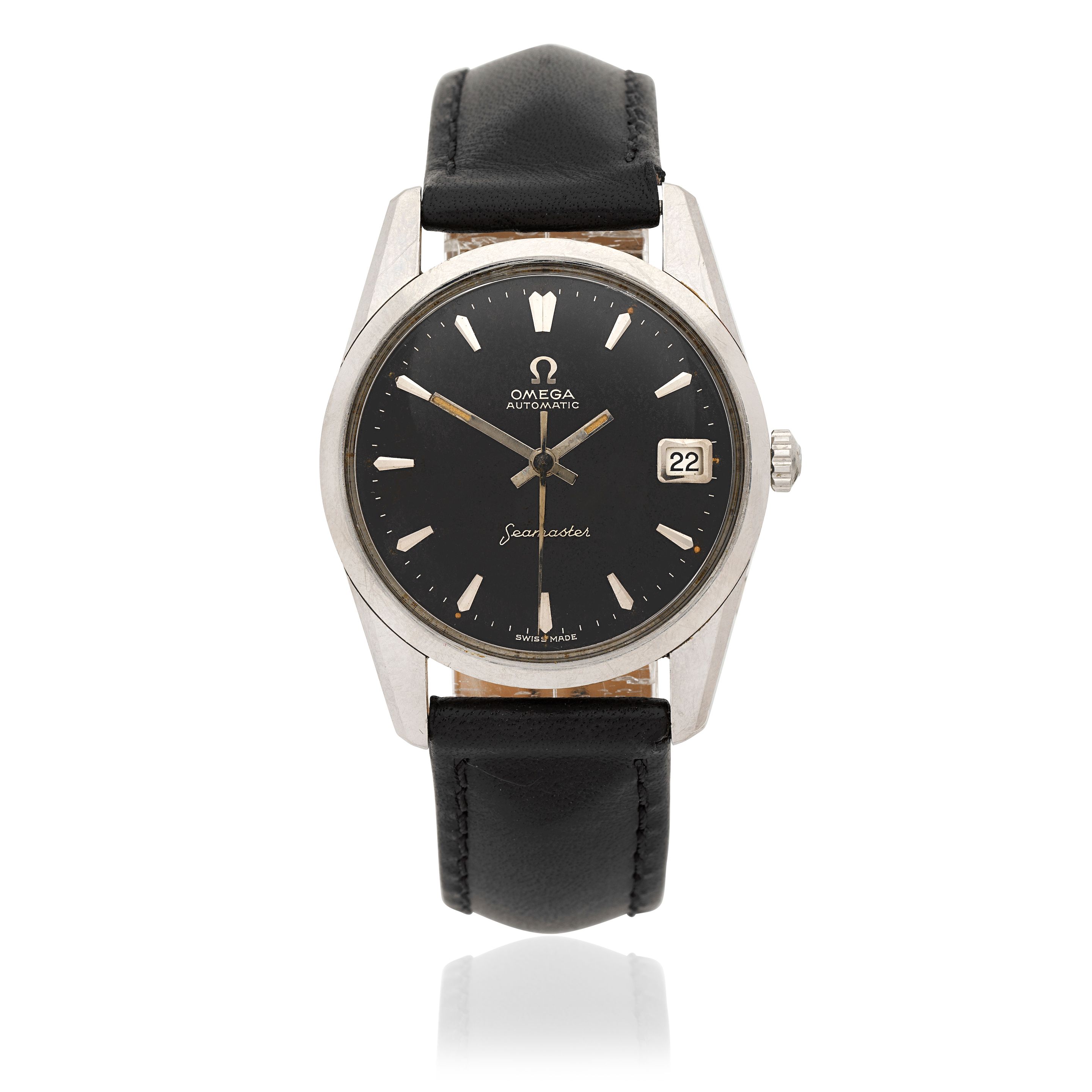 A stainless steel automatic calendar wristwatch Bonhams