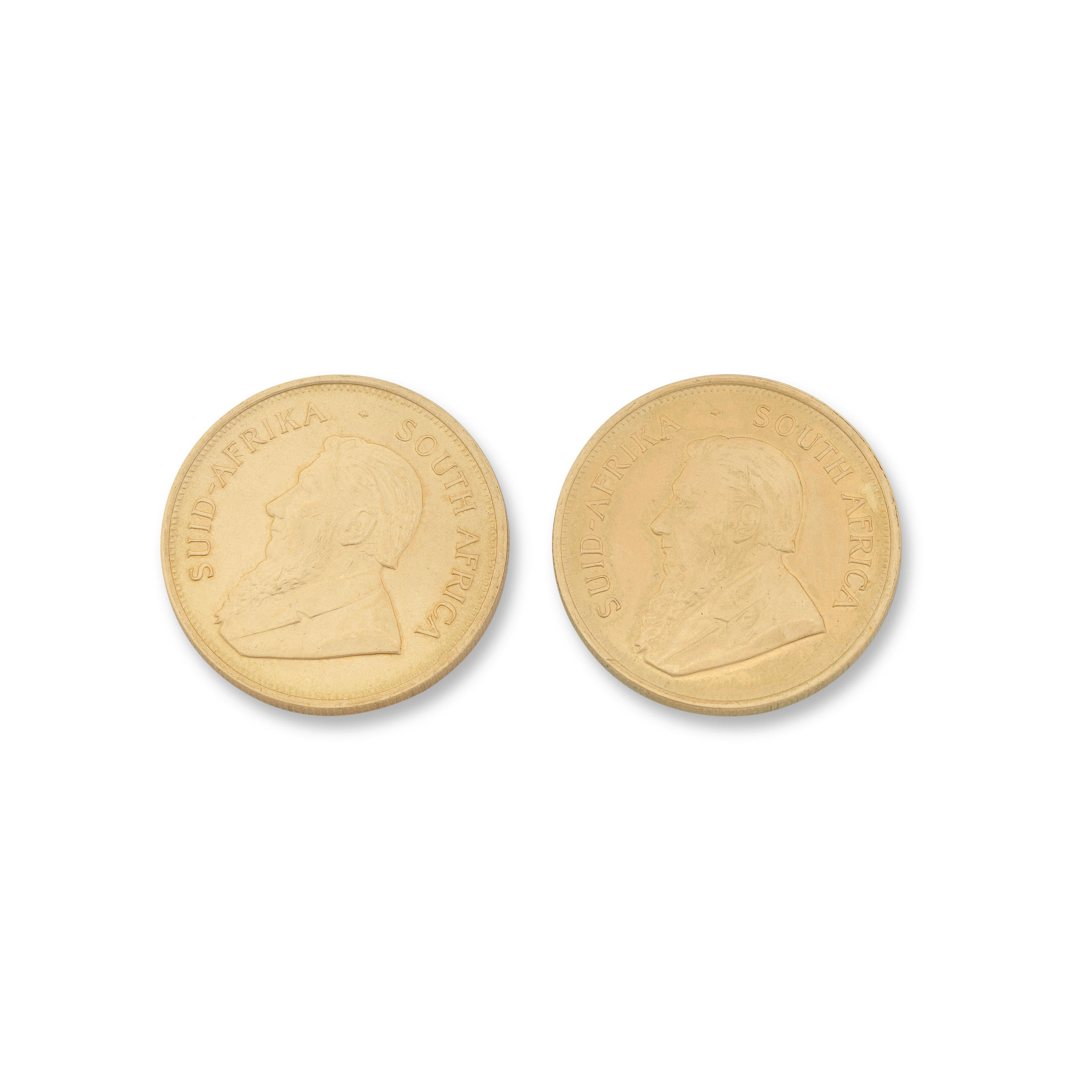 Bonhams : Two Krugerrands 1974