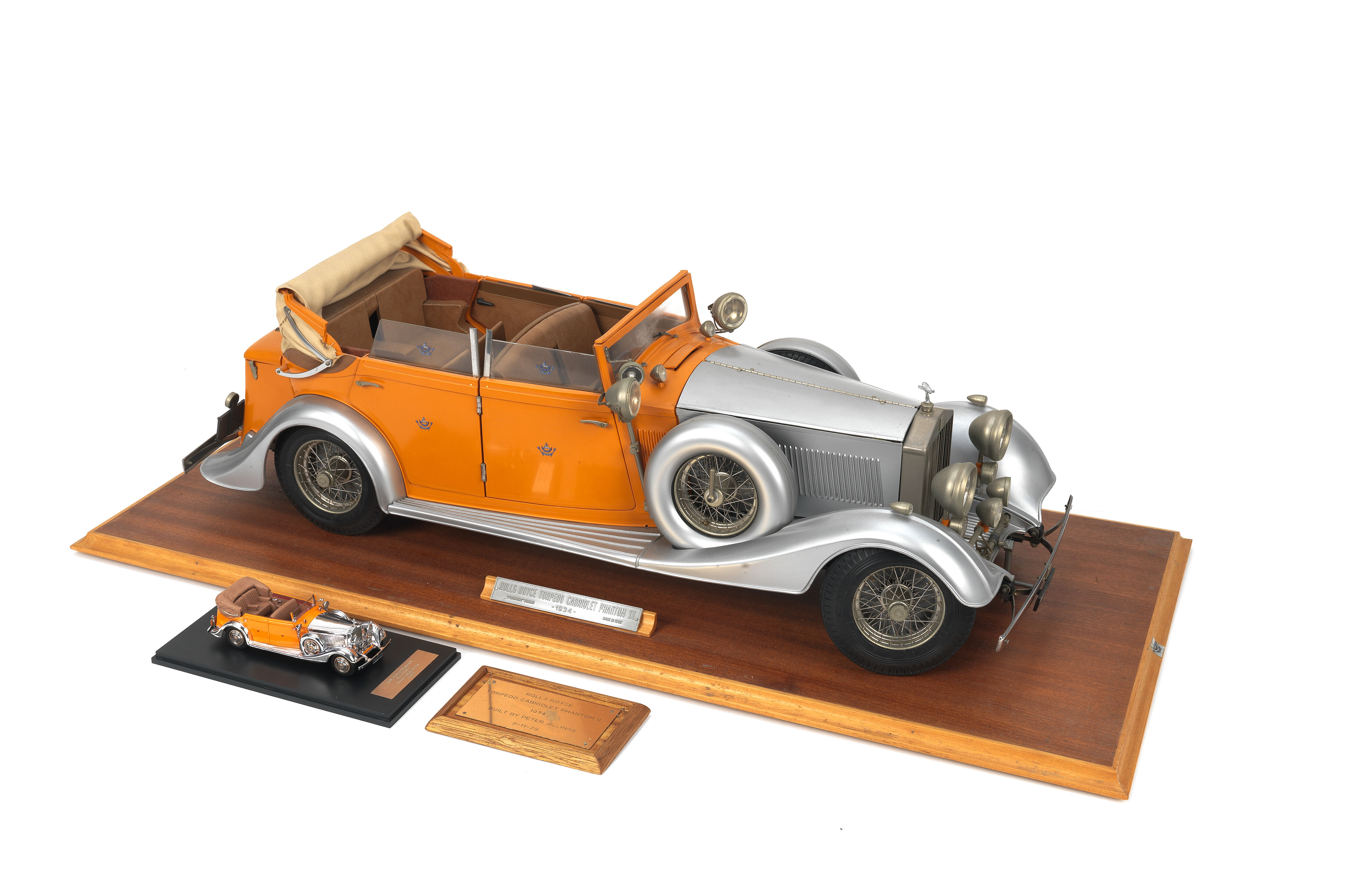 Pièce De Carrosserie Pocher/Rivarossi 1:8 - Pour Rolls Royce Phantom II Cabriolet 1934 - Modèle à Monter Vintage