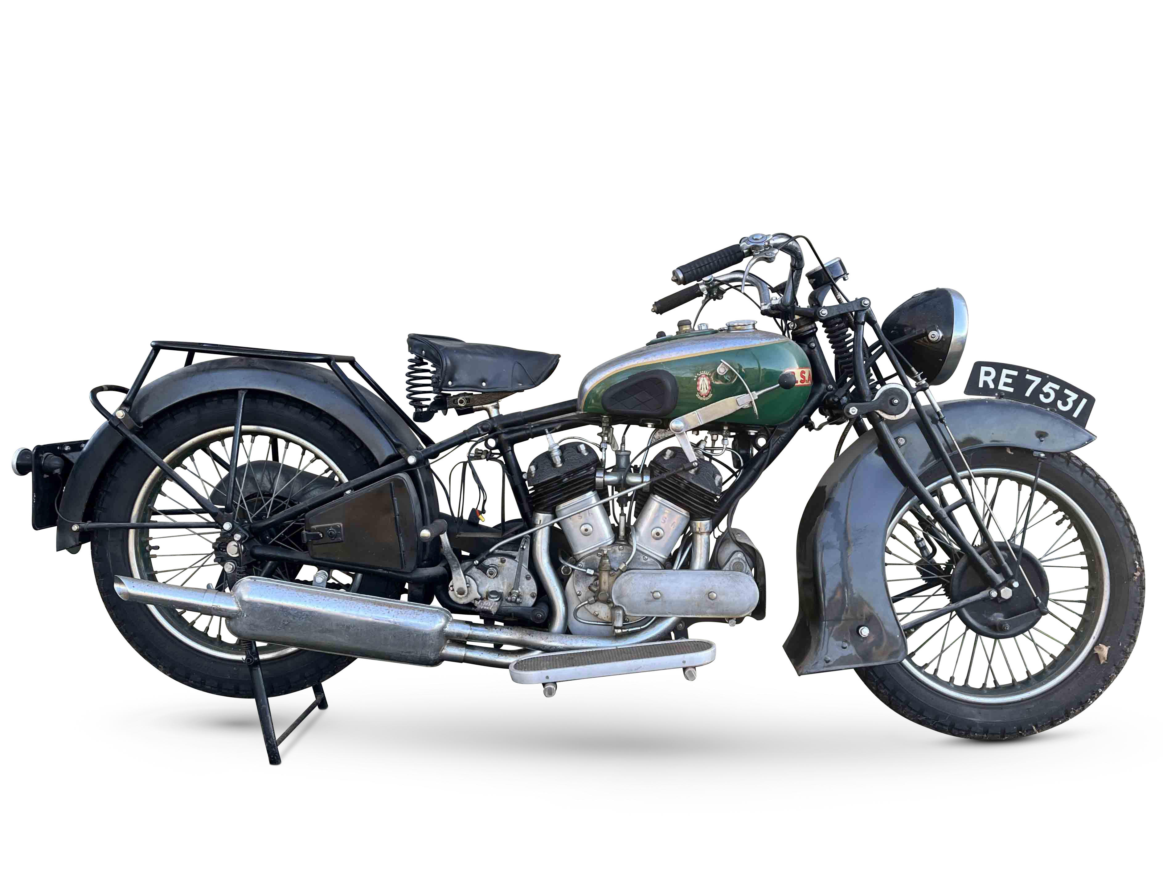 Bonhams Cars The Clive Wood MBE Collection, 1932 BSA 986cc Model G32