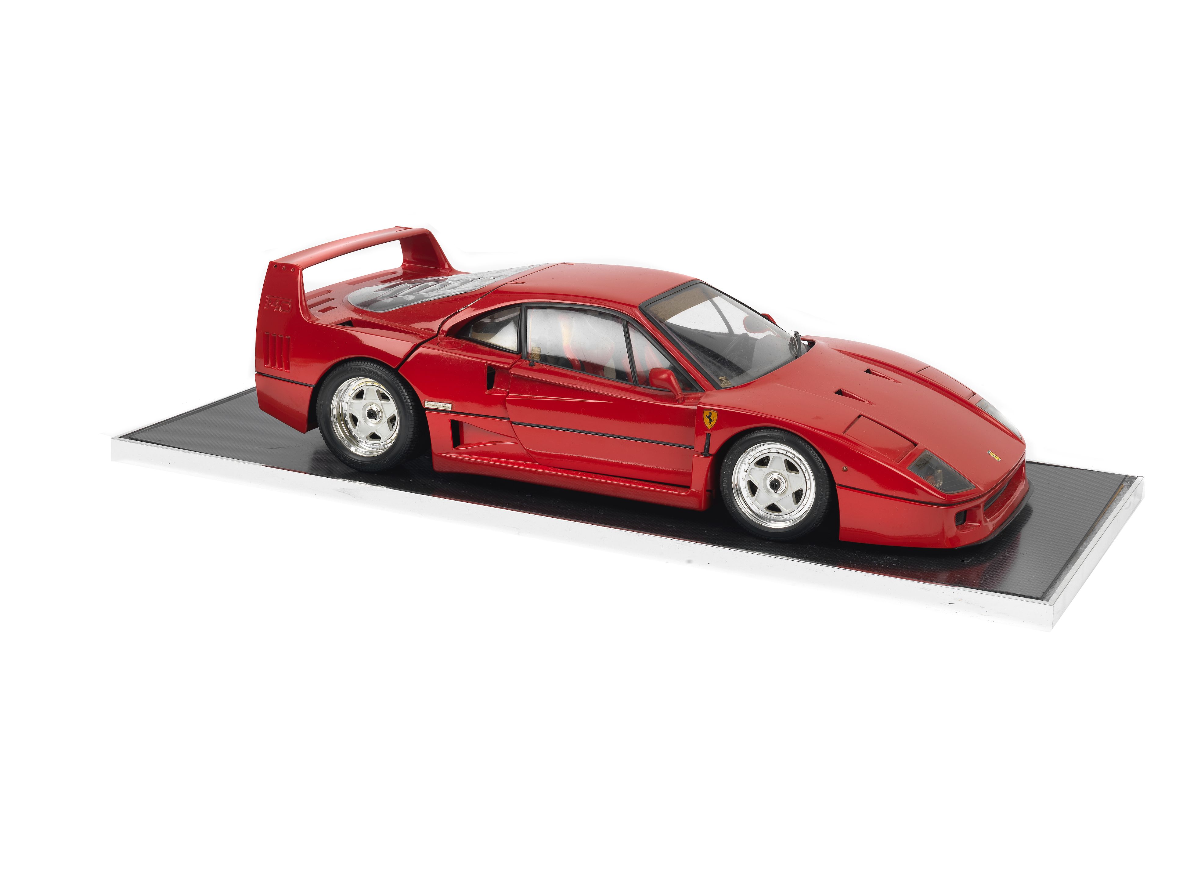 Bonhams Cars : A factory-built 1:8 scale model of a Ferrari F40 by 