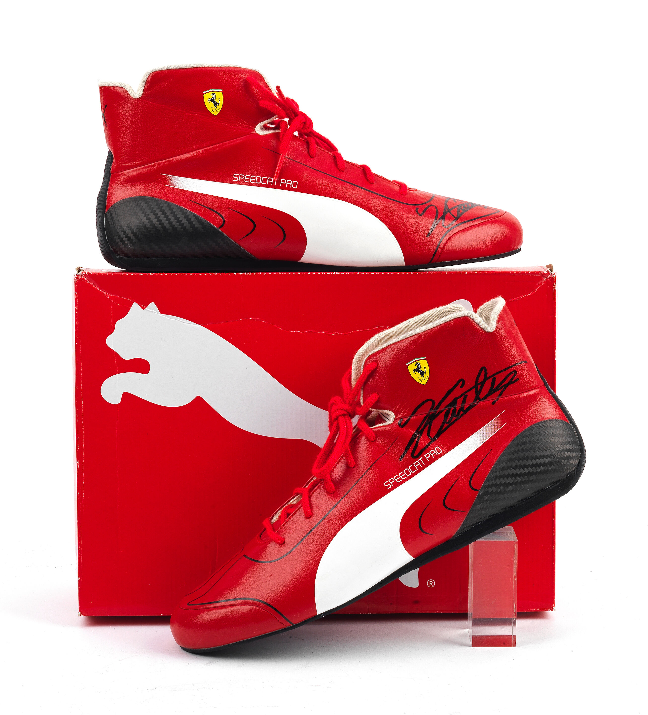 Puma Red and White Ferrari racing Boots Amazon.com | PUMA Mens Scuderia Ferrari Speedcat Pro Joshua  main image 4