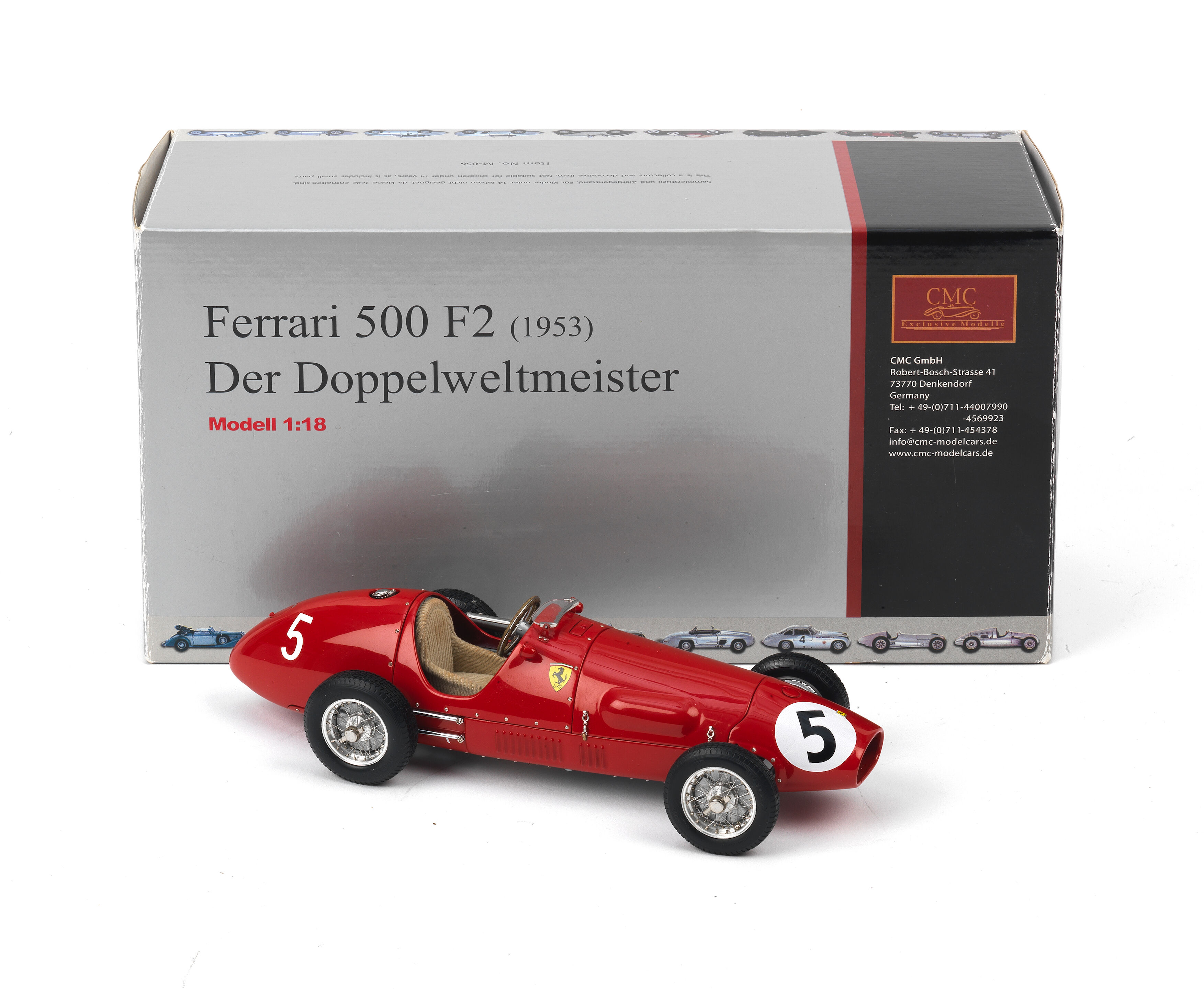 Bonhams Cars : A boxed 1:18 scale model of the 1953 Ferrari 500 F2 