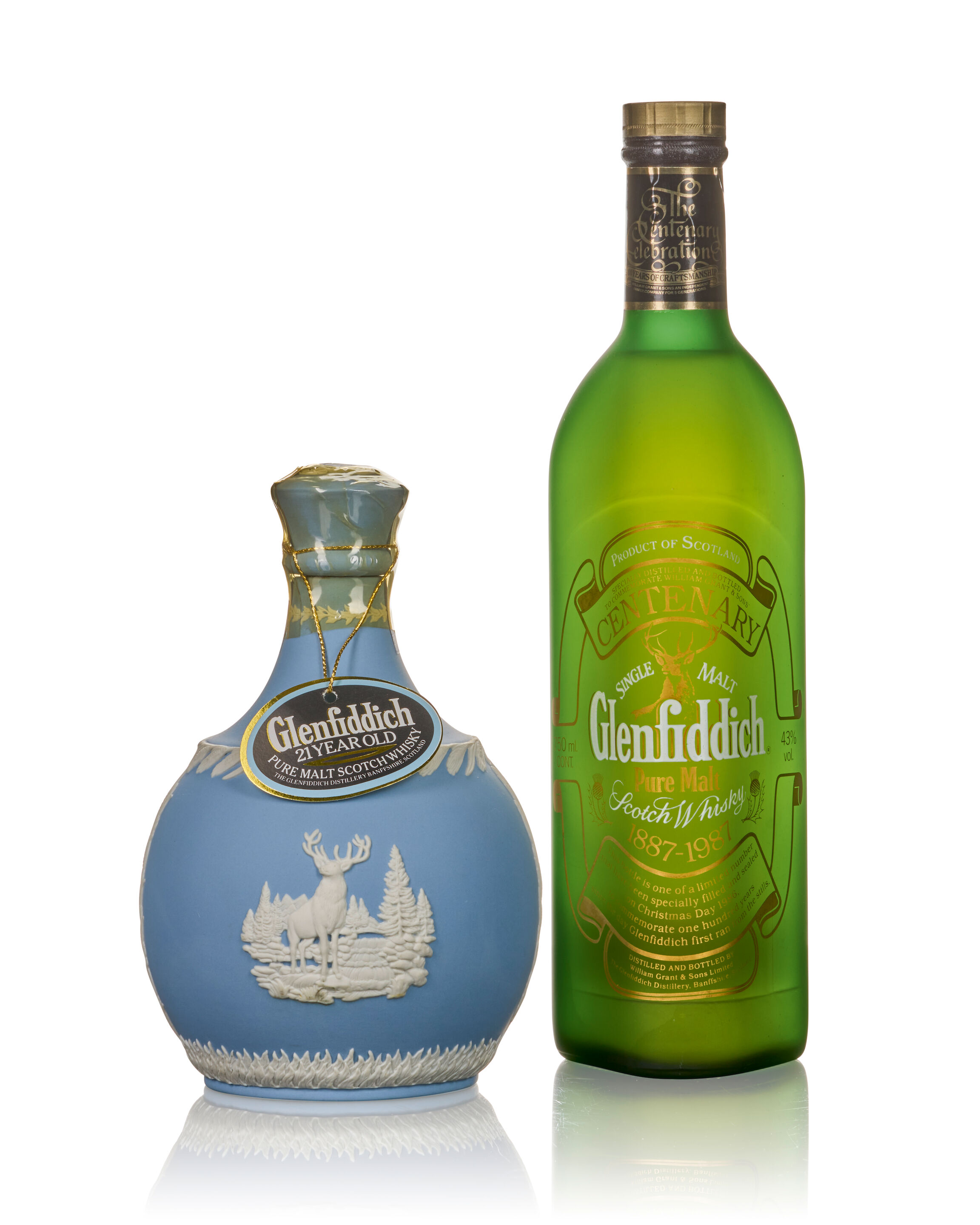 Glenfiddich 21年 ウェッジウッド 空箱 Glenfiddich 21 Year 750ml 