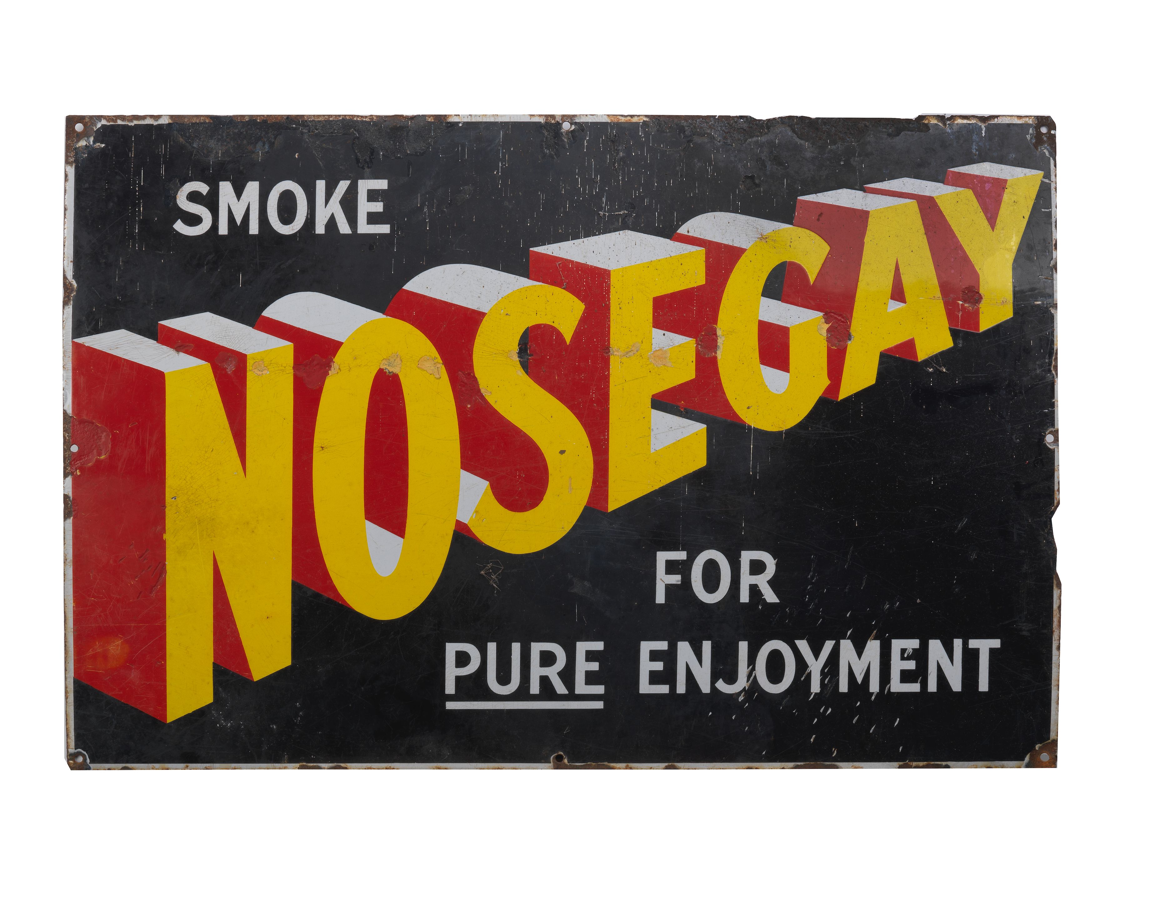 nosegay tobacco history Bonhams Cars : A Nosegay enamel sign,