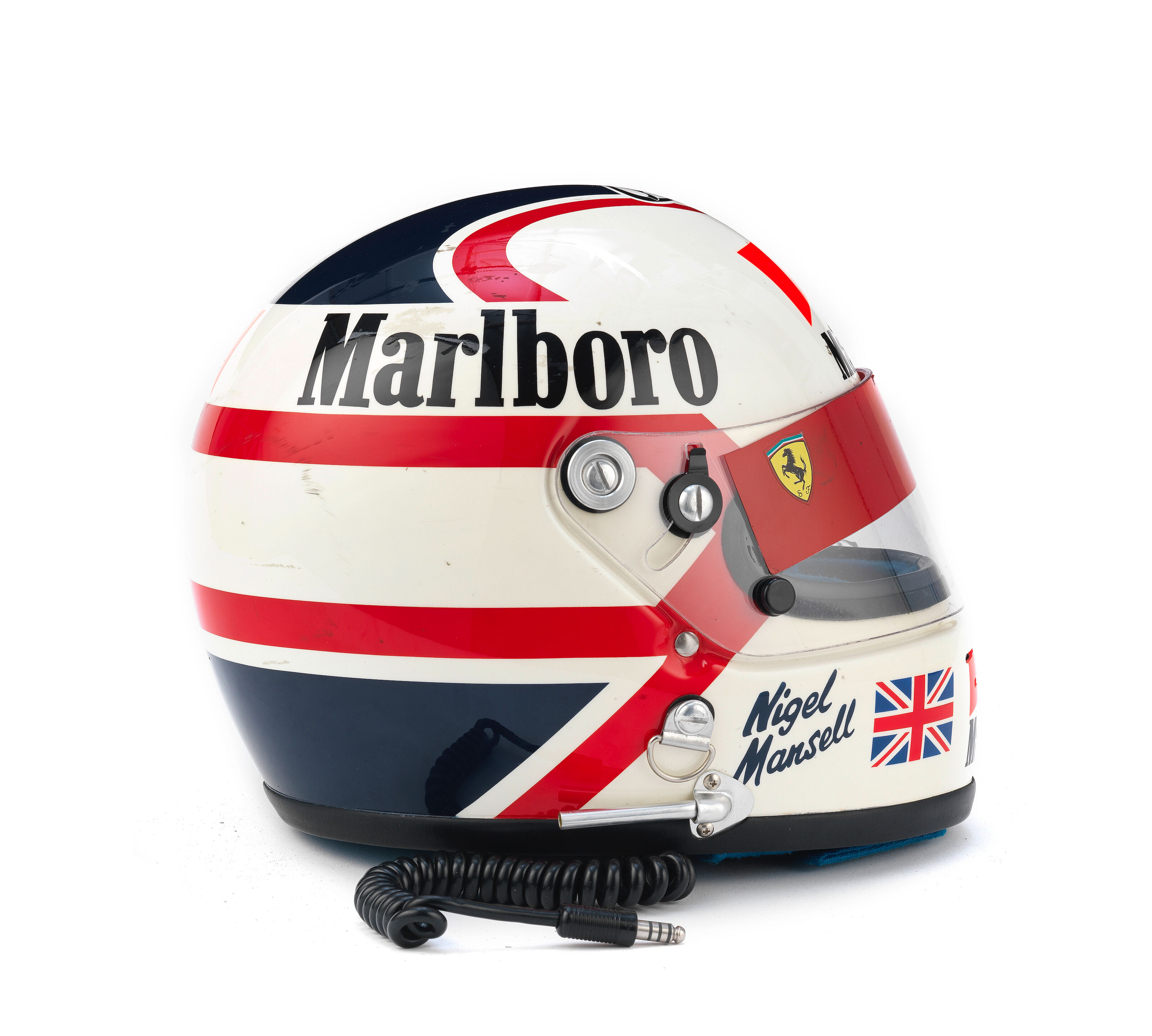 Bonhams Cars : A replica Nigel Mansell circa 1989/1990 helmet, by 