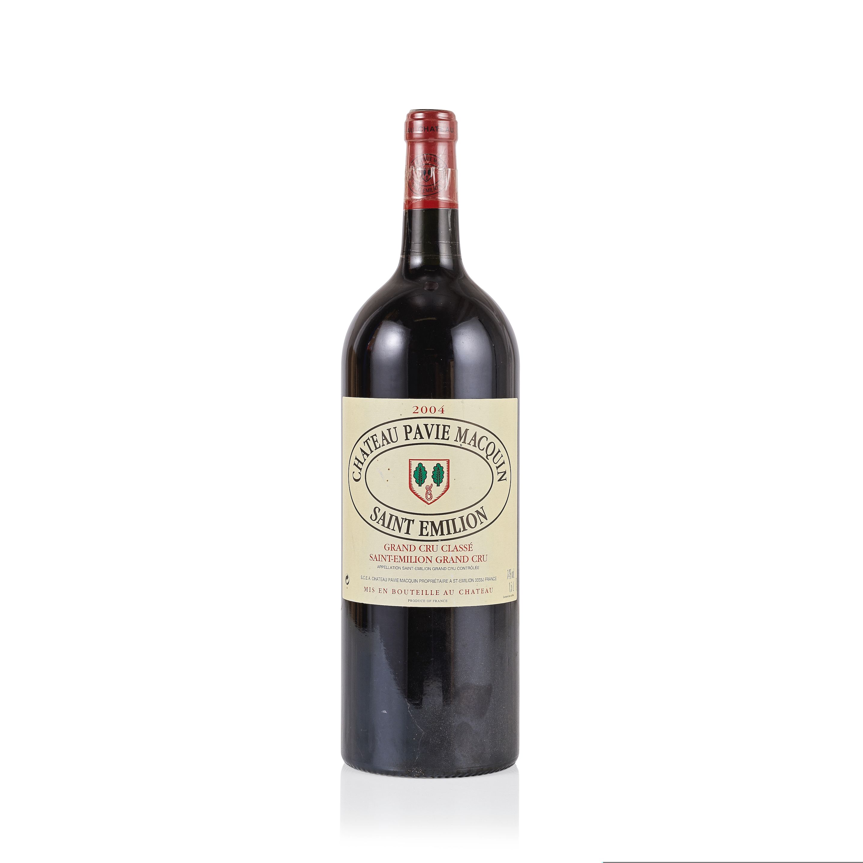 Bonhams Cornette de Saint Cyr : Château Pavie Macquin, 2004 (1 x 