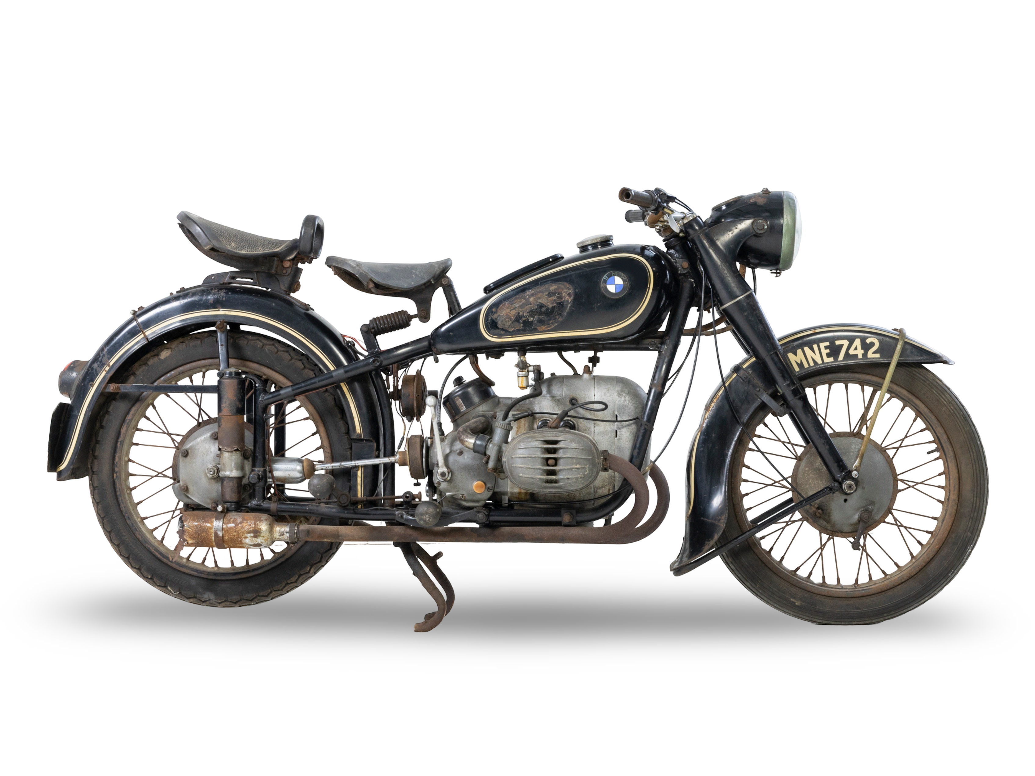 Bonhams Cars : 1951 BMW 594cc R67 Frame no. 610427 Engine no. 610427