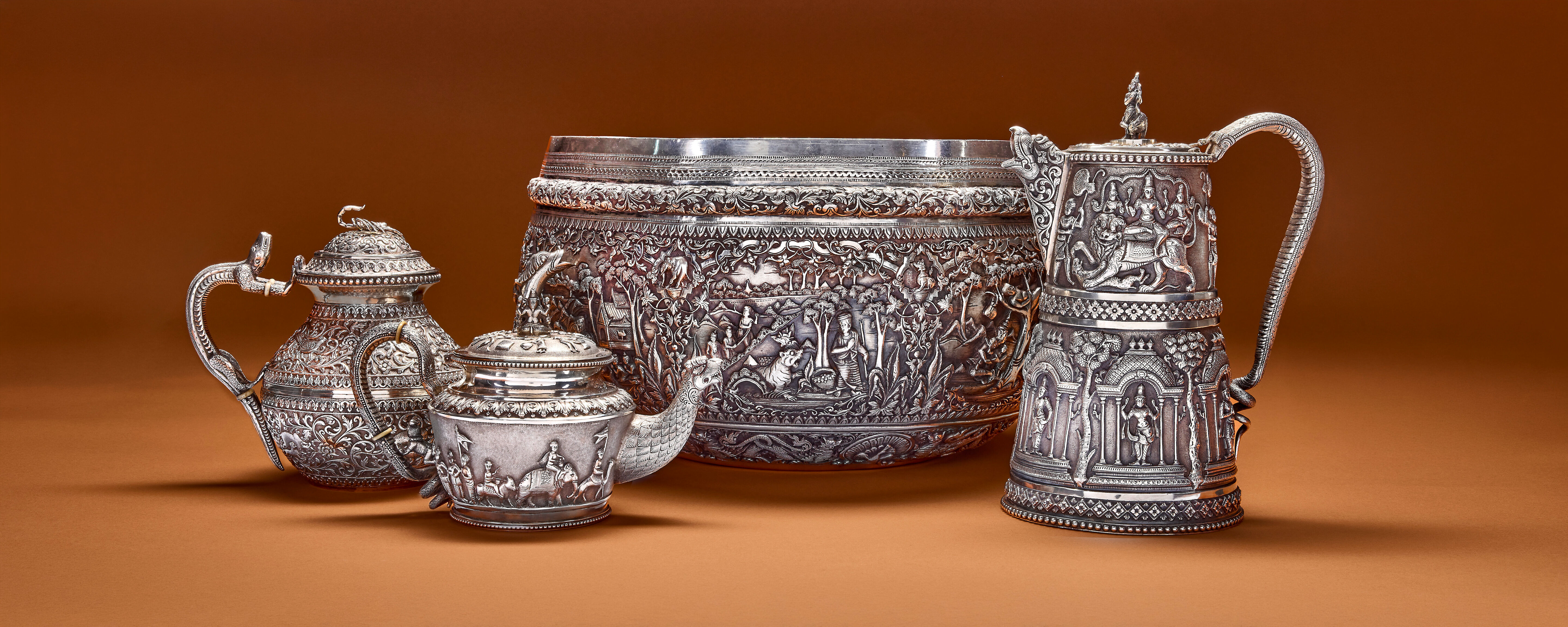 Silver & Objects of Vertu including a Private Collection of Indian and Burmese Pieces
