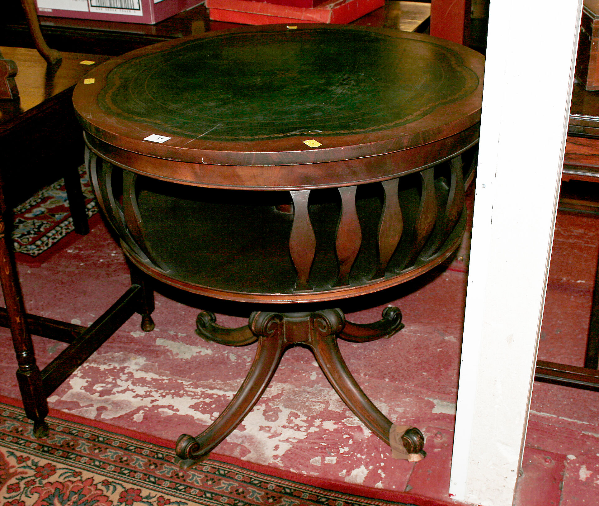 Reproduction Library Table Bonhams : A reproduction library table