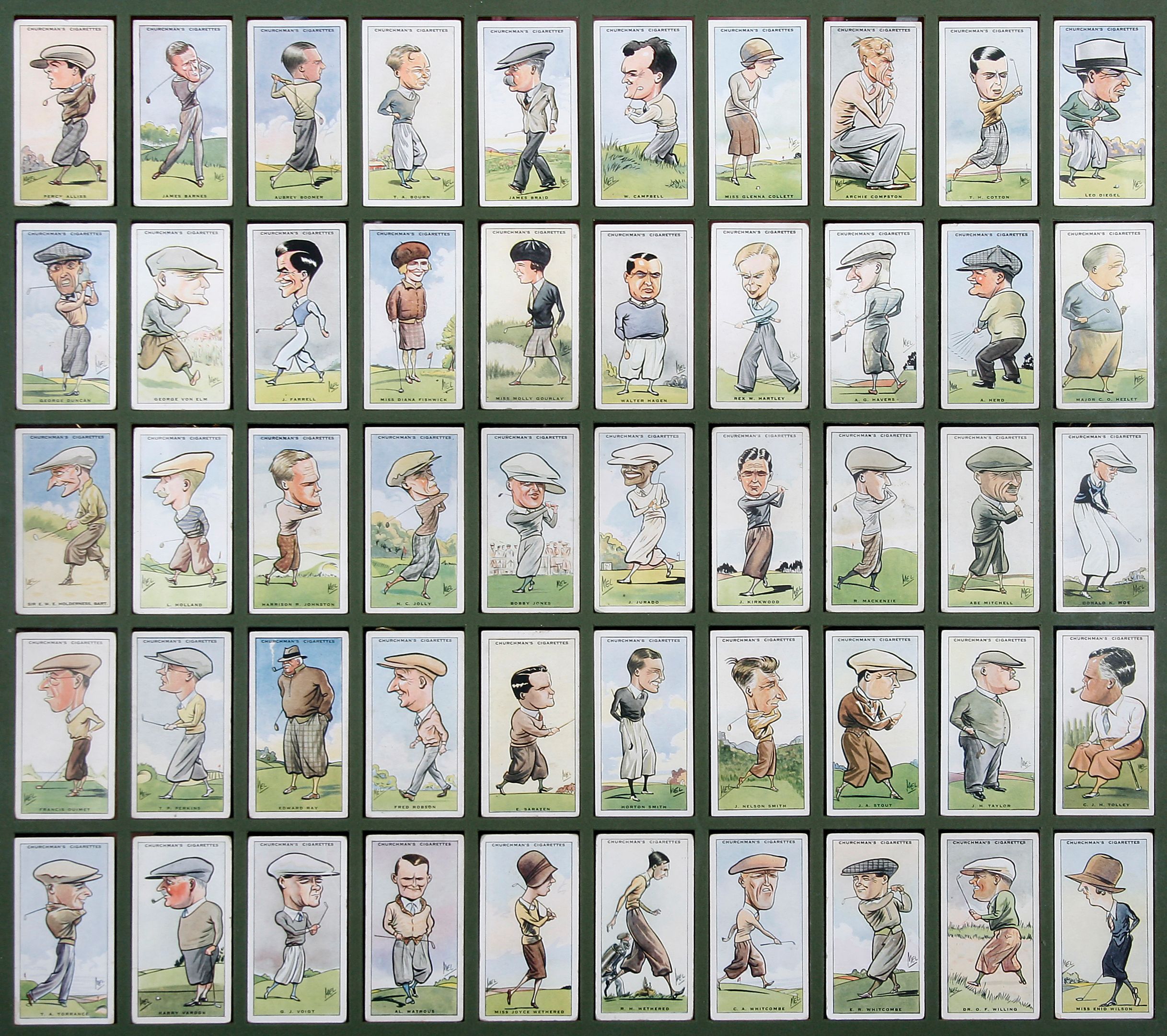 churchman cigarette cards Full Set of 50 Cards: The King's Complete Set of 50 Churchman's