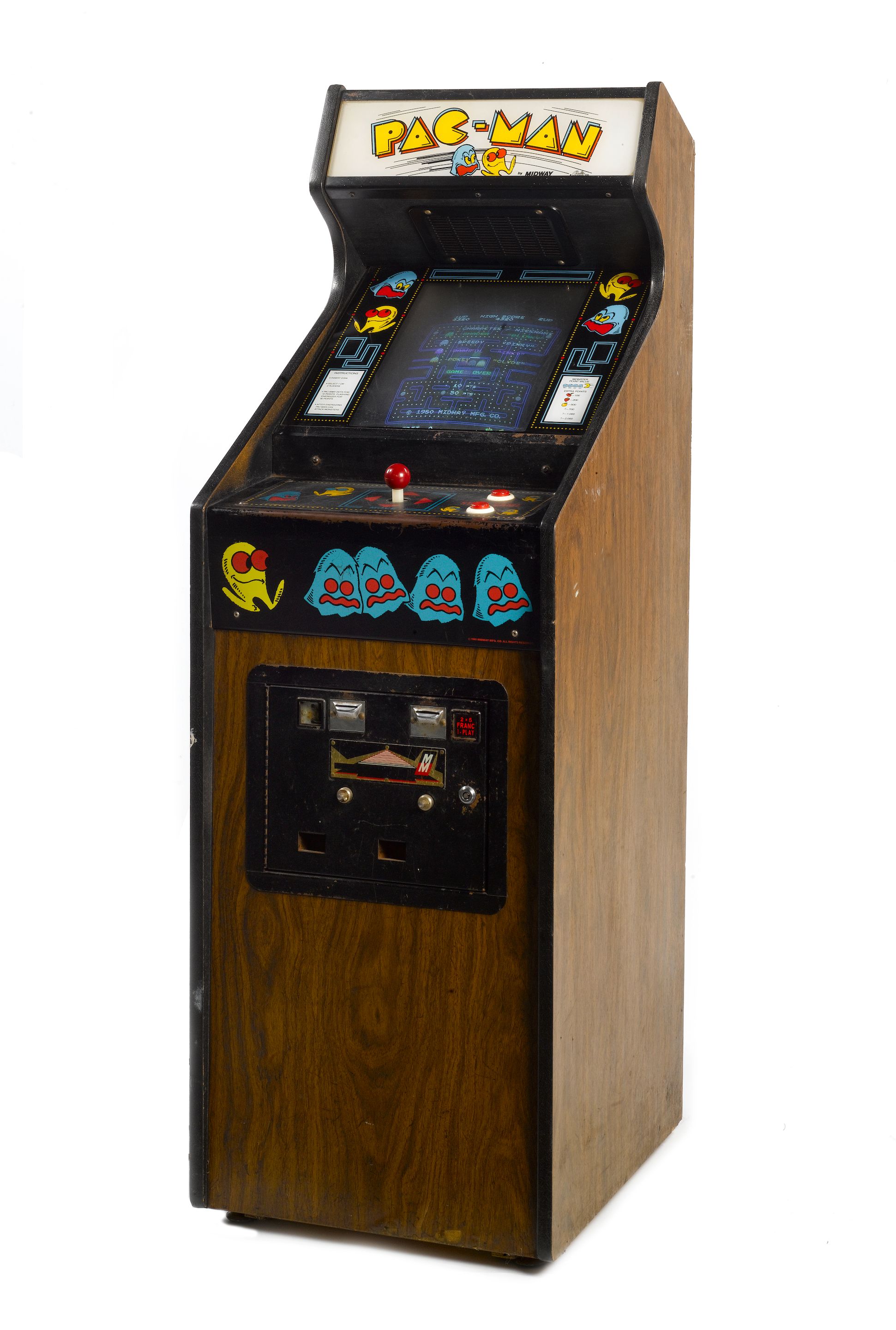 Bonhams : A Pac-Man upright coin-operated arcade machine, first ...