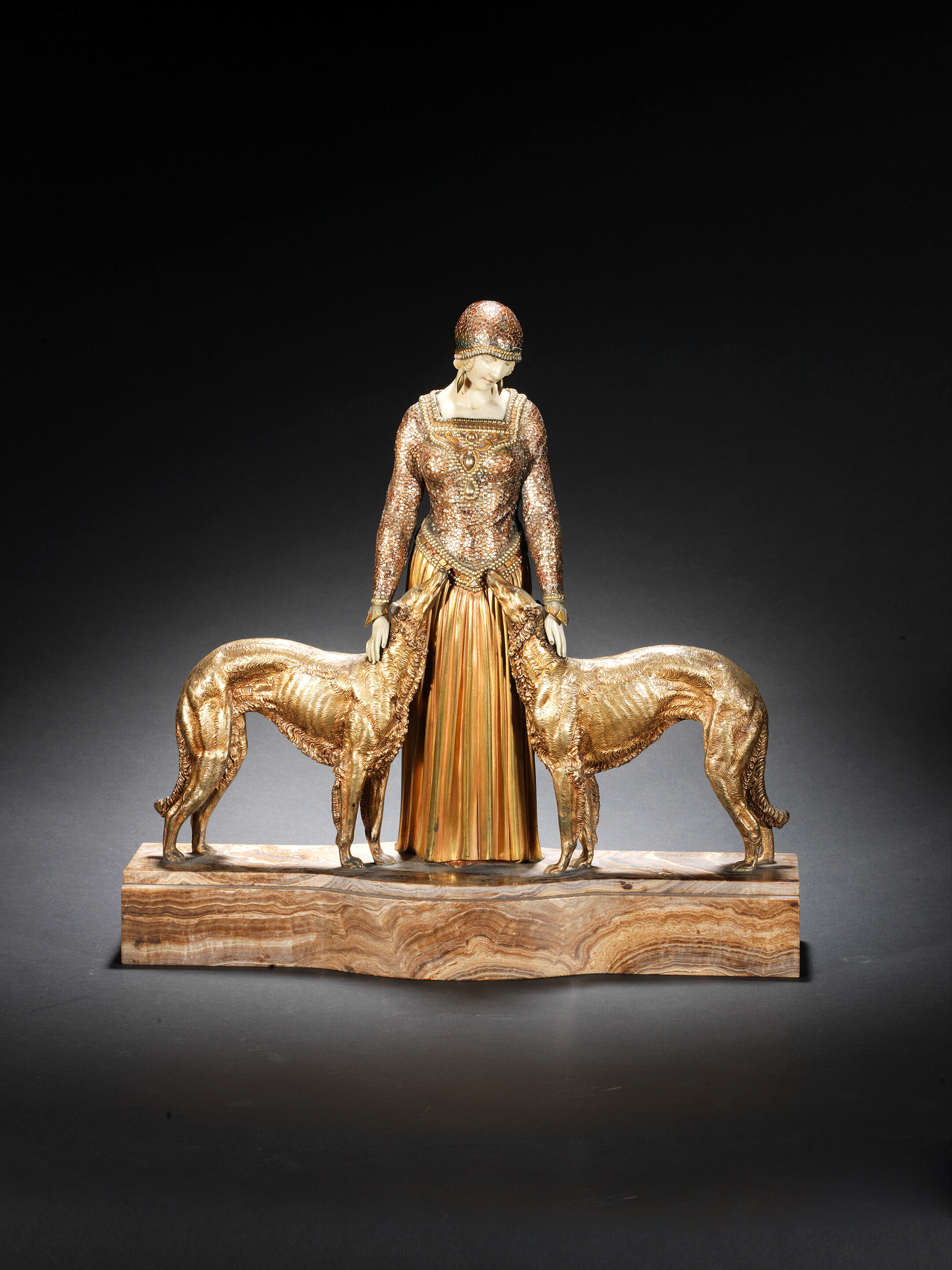 Dimitri Chiparus Friends Forever Art Deco Statue Page 3: Demetre Chiparus Paintings