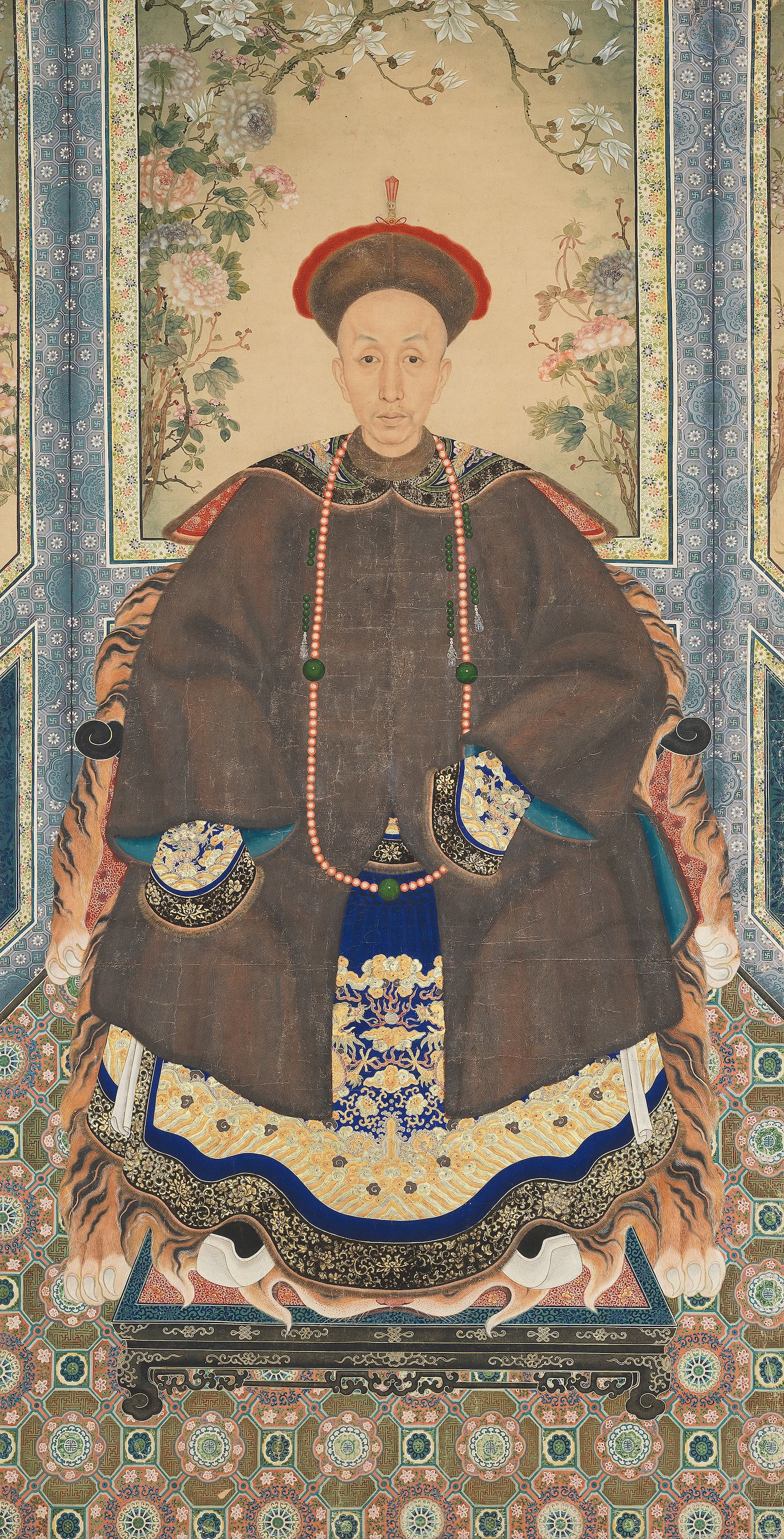 Bonhams : ANONYMOUS (Qing Dynasty) Portrait of an Official