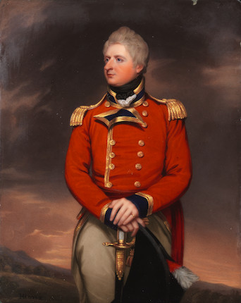 Bonhams Henry Bone R.A. (Truro 17551834 London) Portrait of Lt.Col