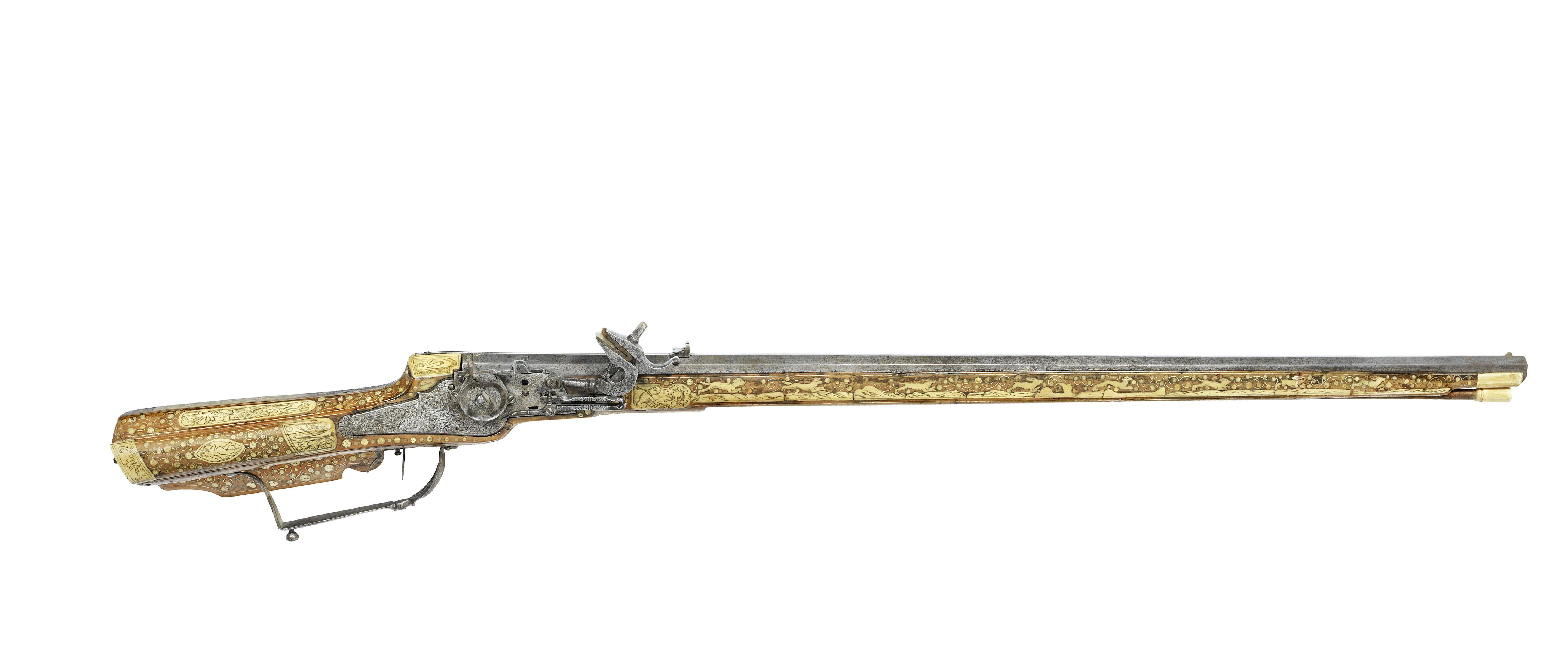 Wheelock Rifle Kit Bonhams : A German 25-Bore Wheel-Lock Sporting Rifle