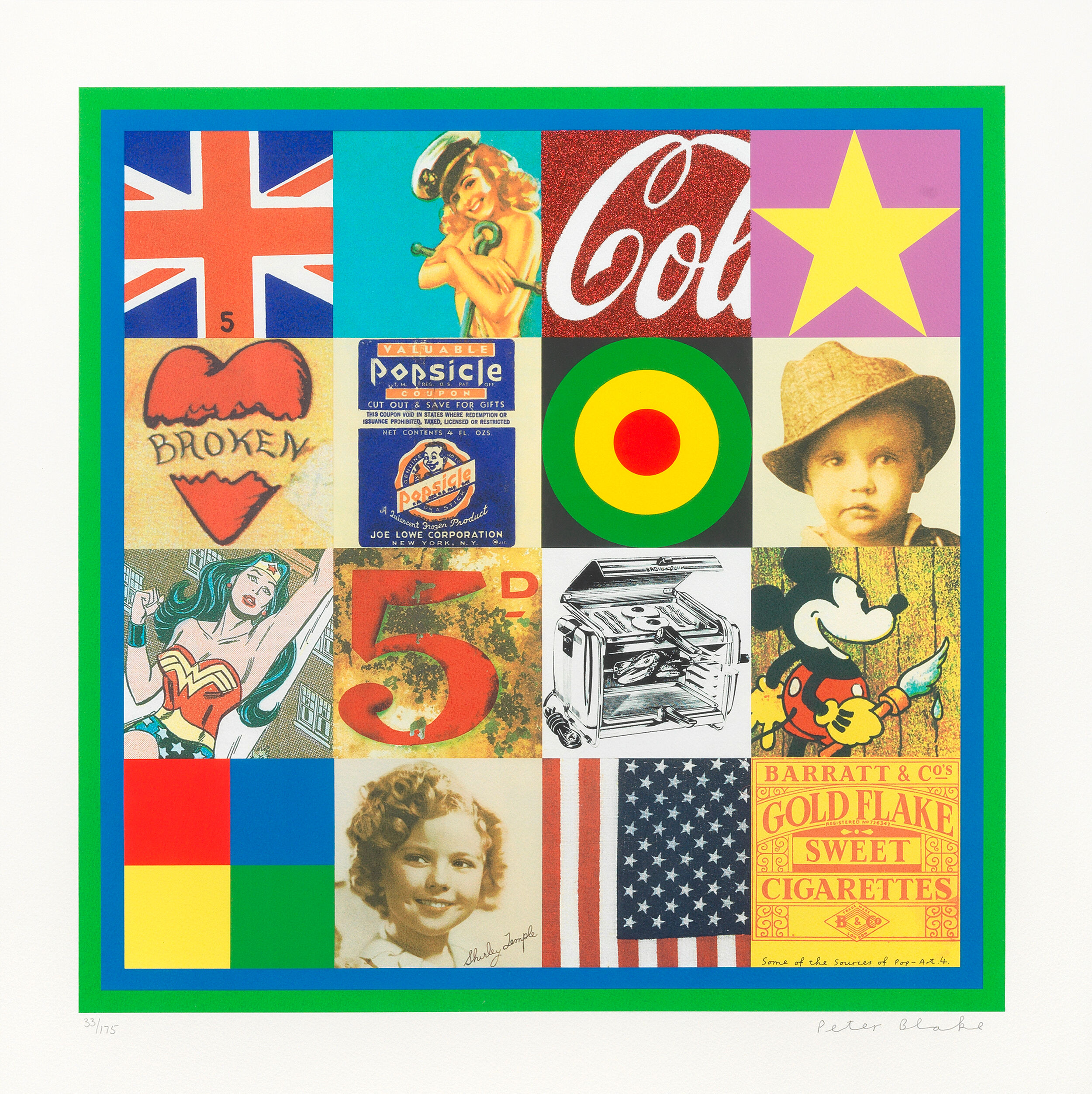 Bonhams Sir Peter Blake R A British Born 1932 Some Of The Sources Bonhams Sir Peter Blake R A British Born 1932 Some Of The Sources