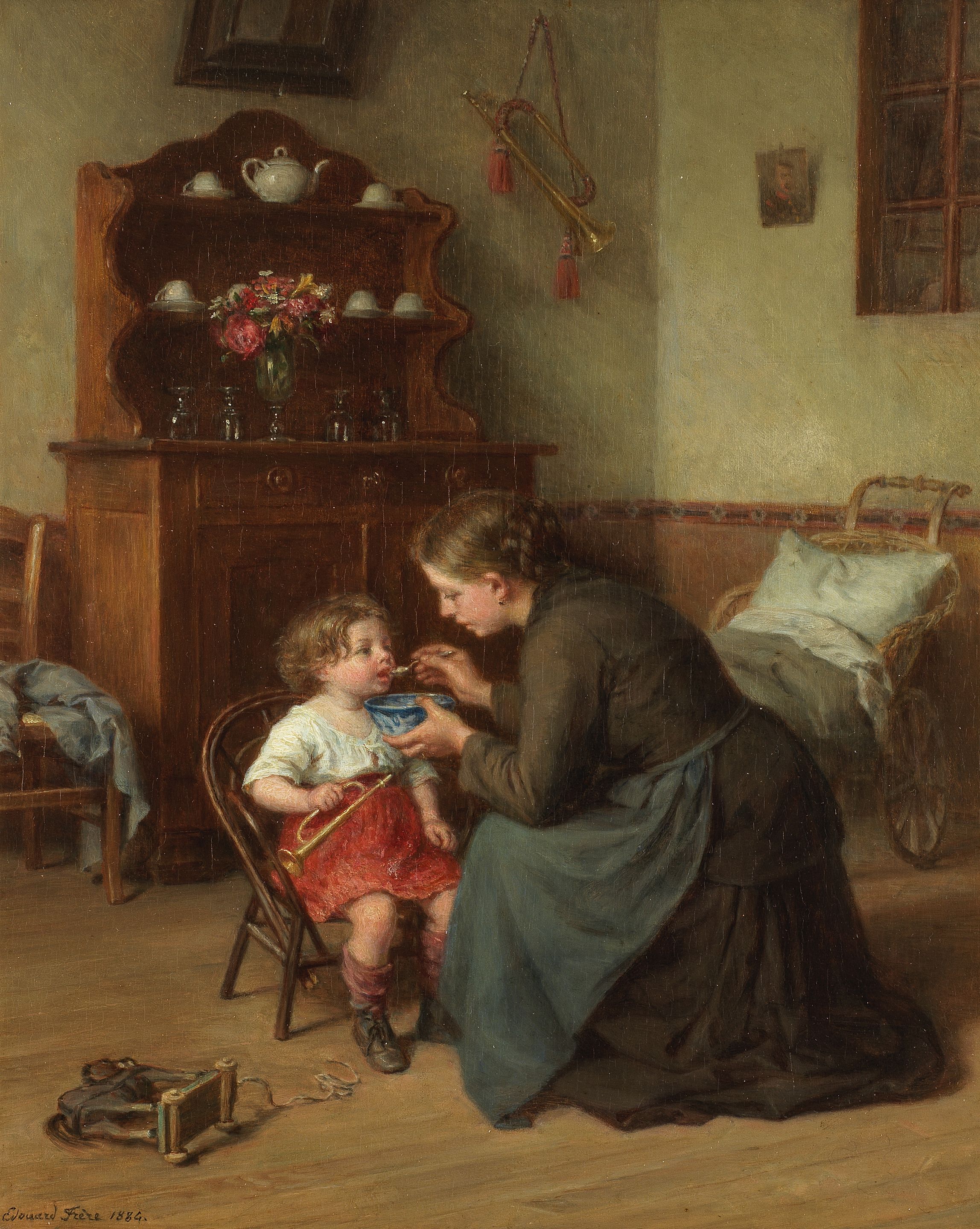 Bonhams Pierre Edouard Frère (French, 18191886) Le petitdéjeuner